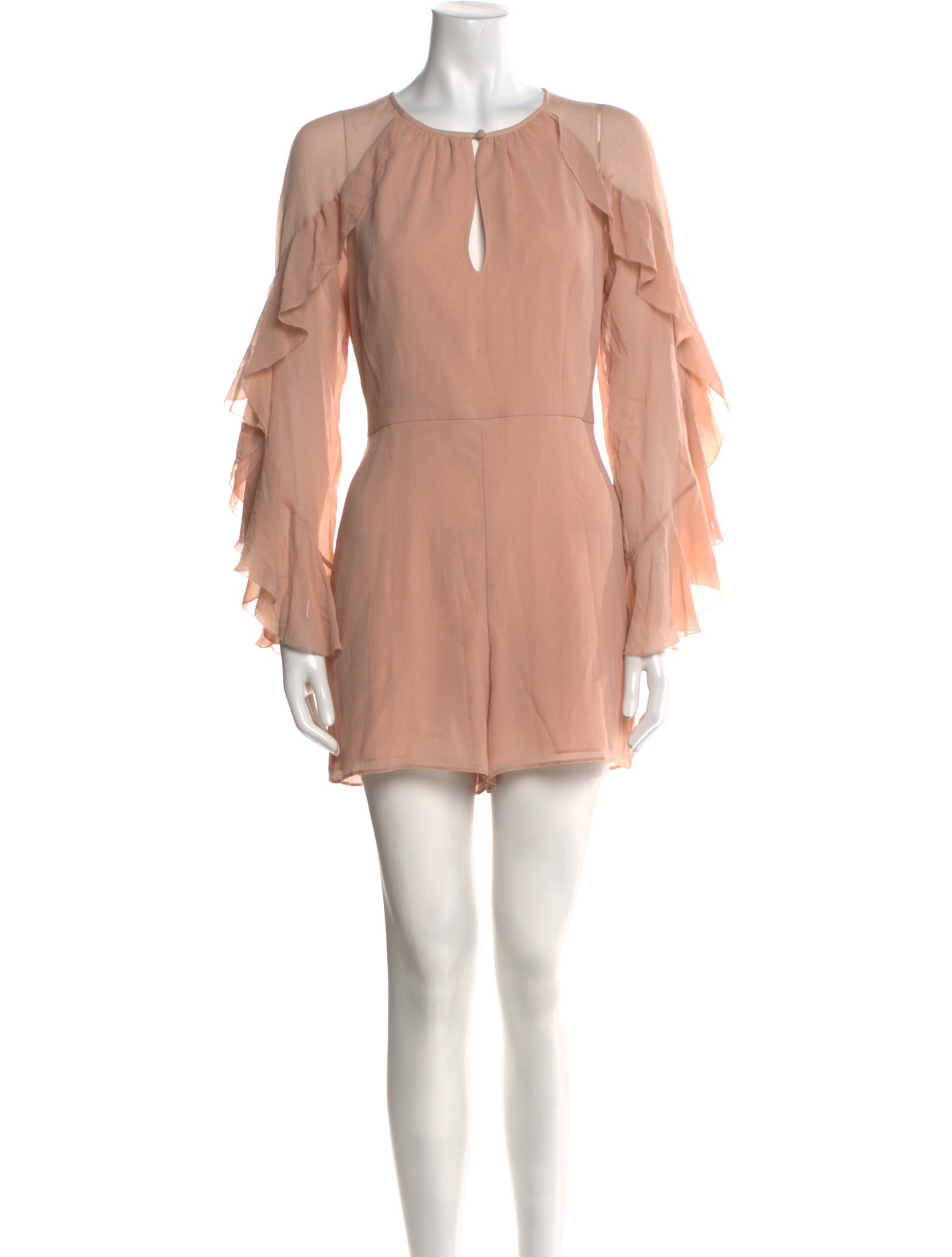 Intermix Silk Crew Neck Romper