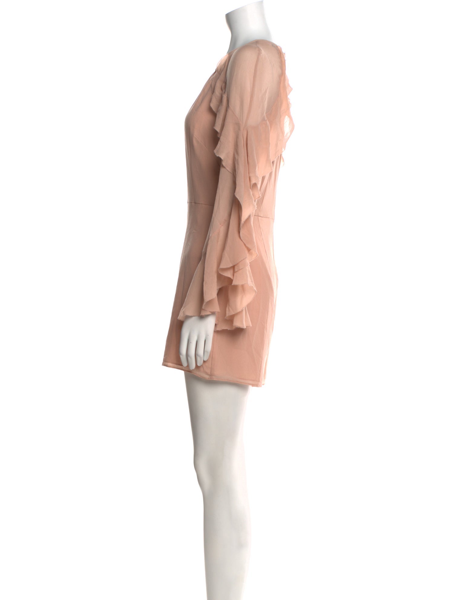 Intermix Silk Crew Neck Romper