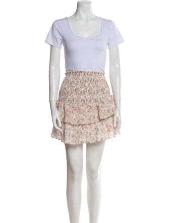 Intermix Printed Ruffle Embellishment Skirt Set