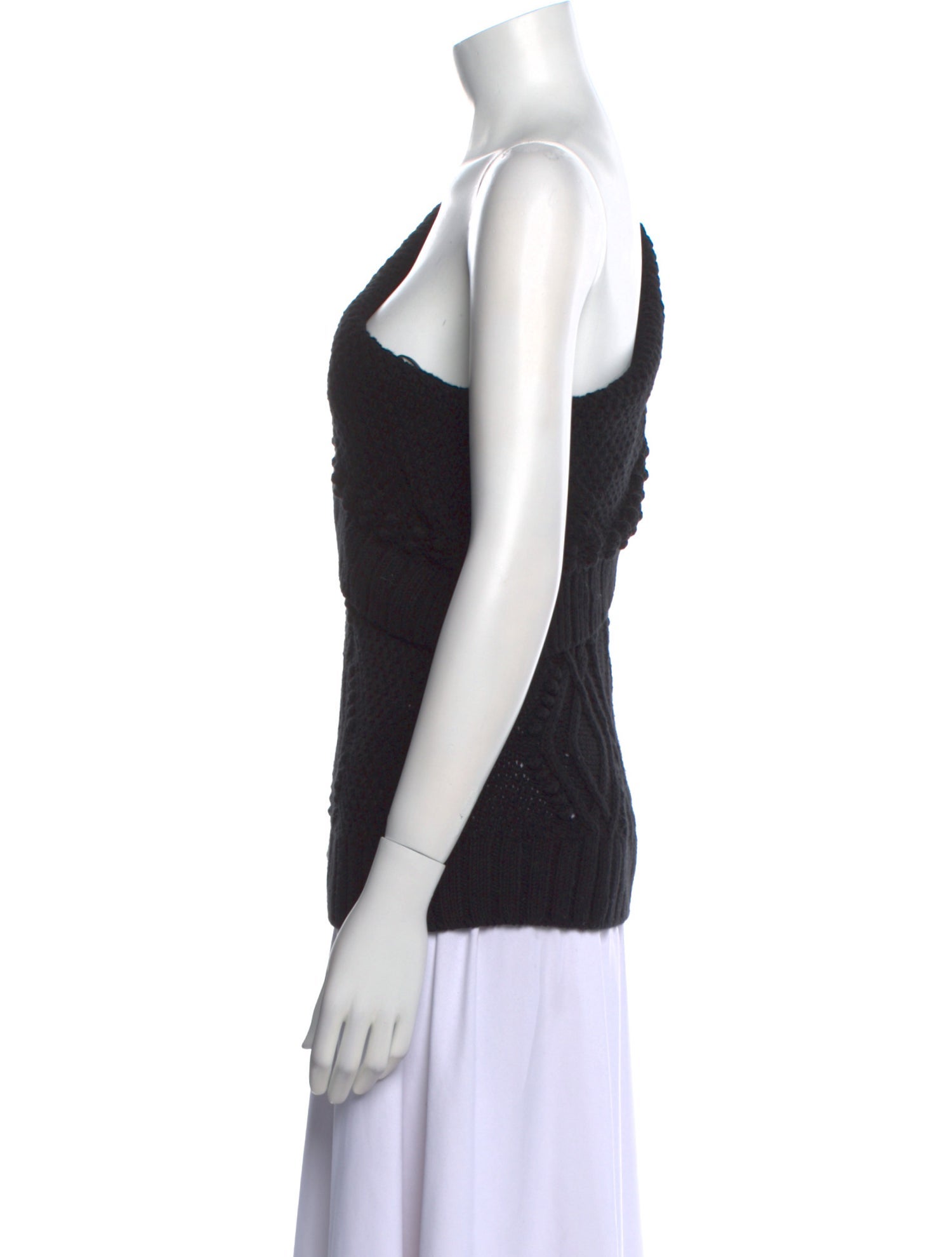 Intermix One-Shoulder Sweater