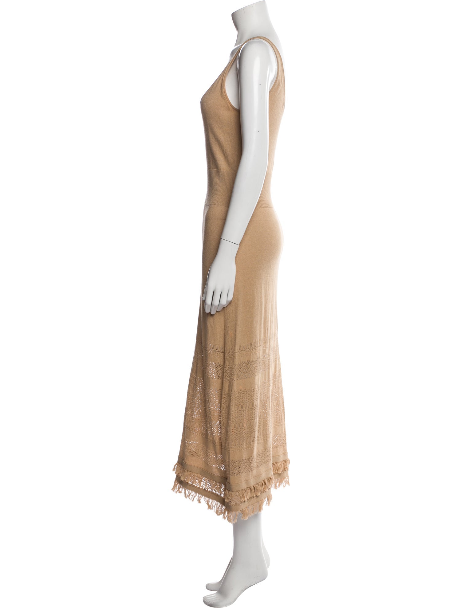 Intermix V-Neck Long Dress