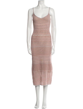 Intermix Striped Long Dress