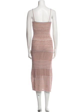 Intermix Striped Long Dress