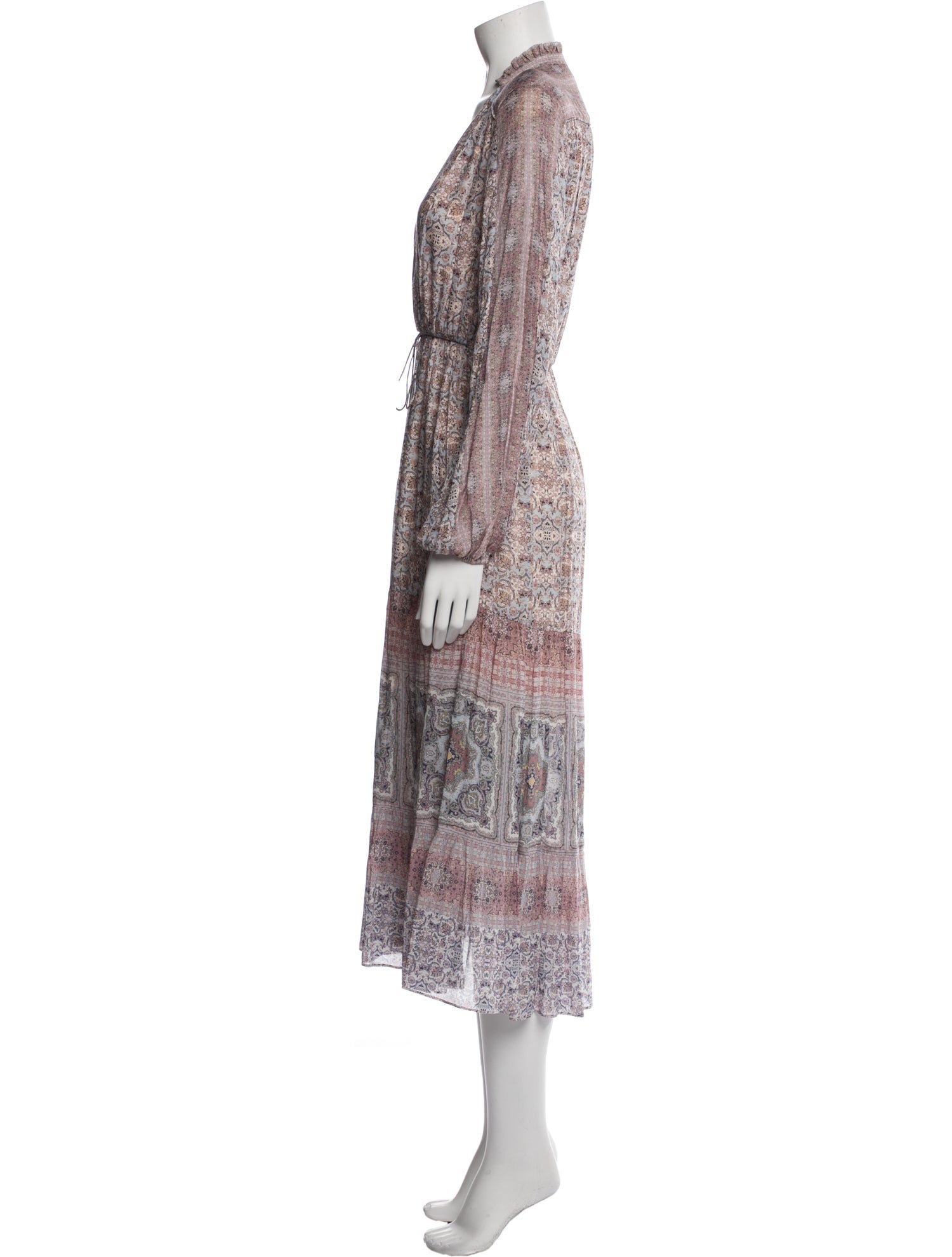 Intermix Printed Long Dress