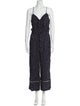 Intermix Polka Dot Print V-Neck Jumpsuit