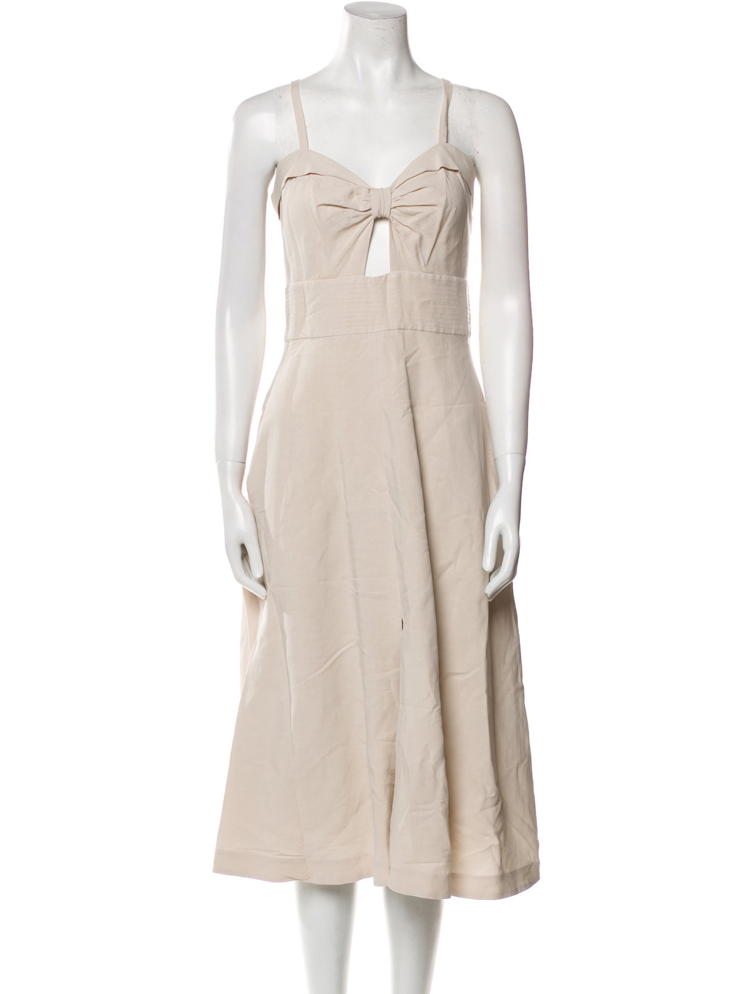 Intermix Linen Midi Length Dress