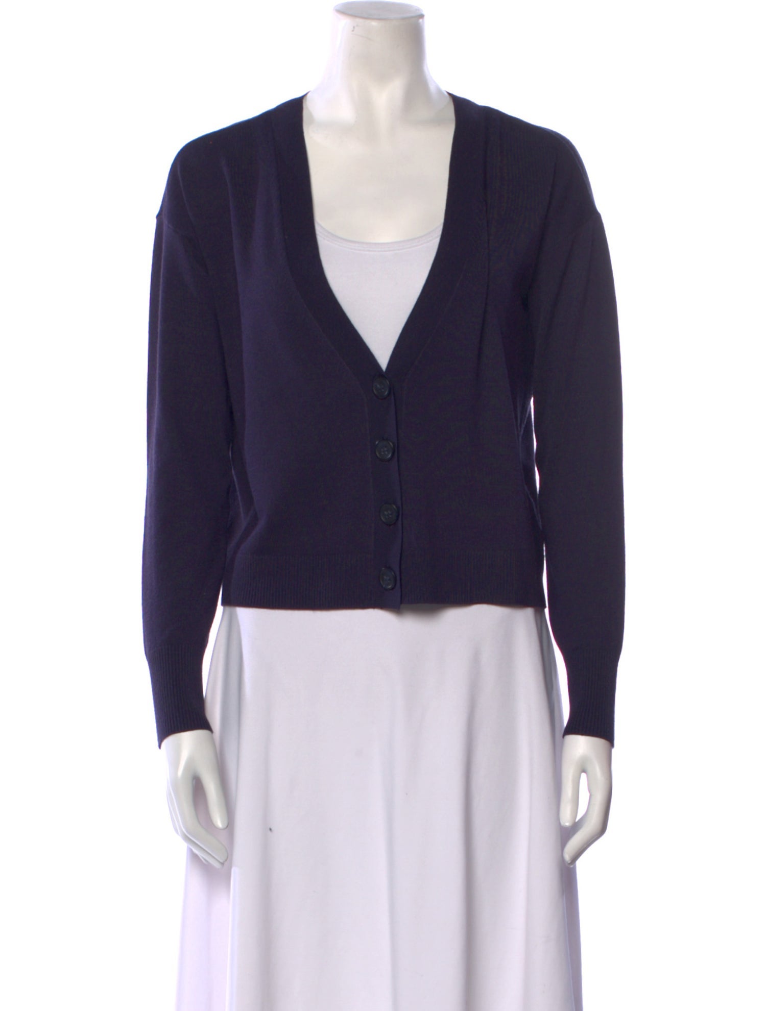 Intermix Plunge Neckline Sweater