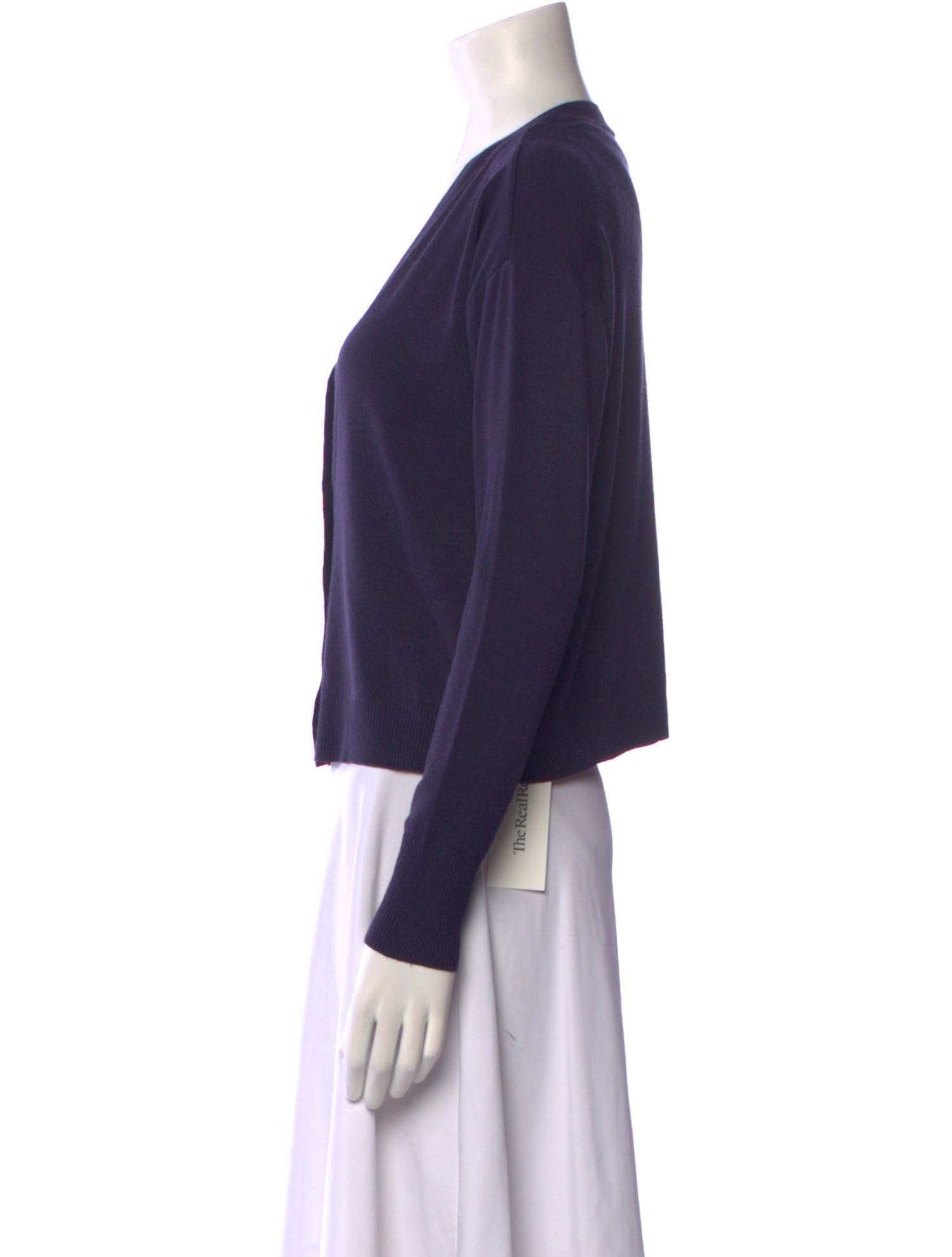 Intermix Plunge Neckline Sweater