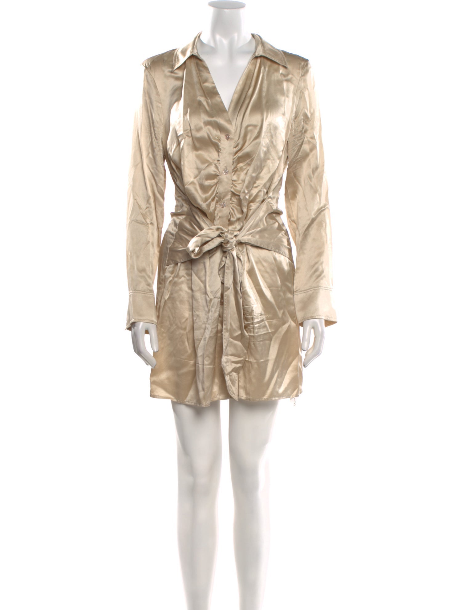 Intermix Silk Mini Dress