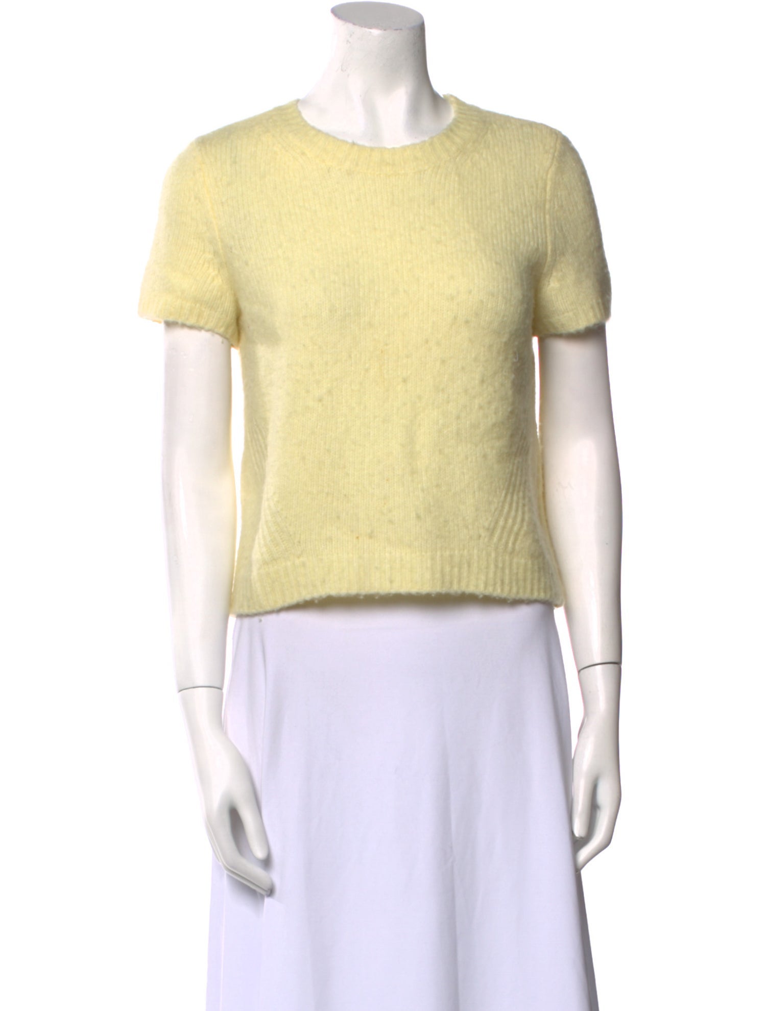 Intermix Wool Crew Neck Sweater