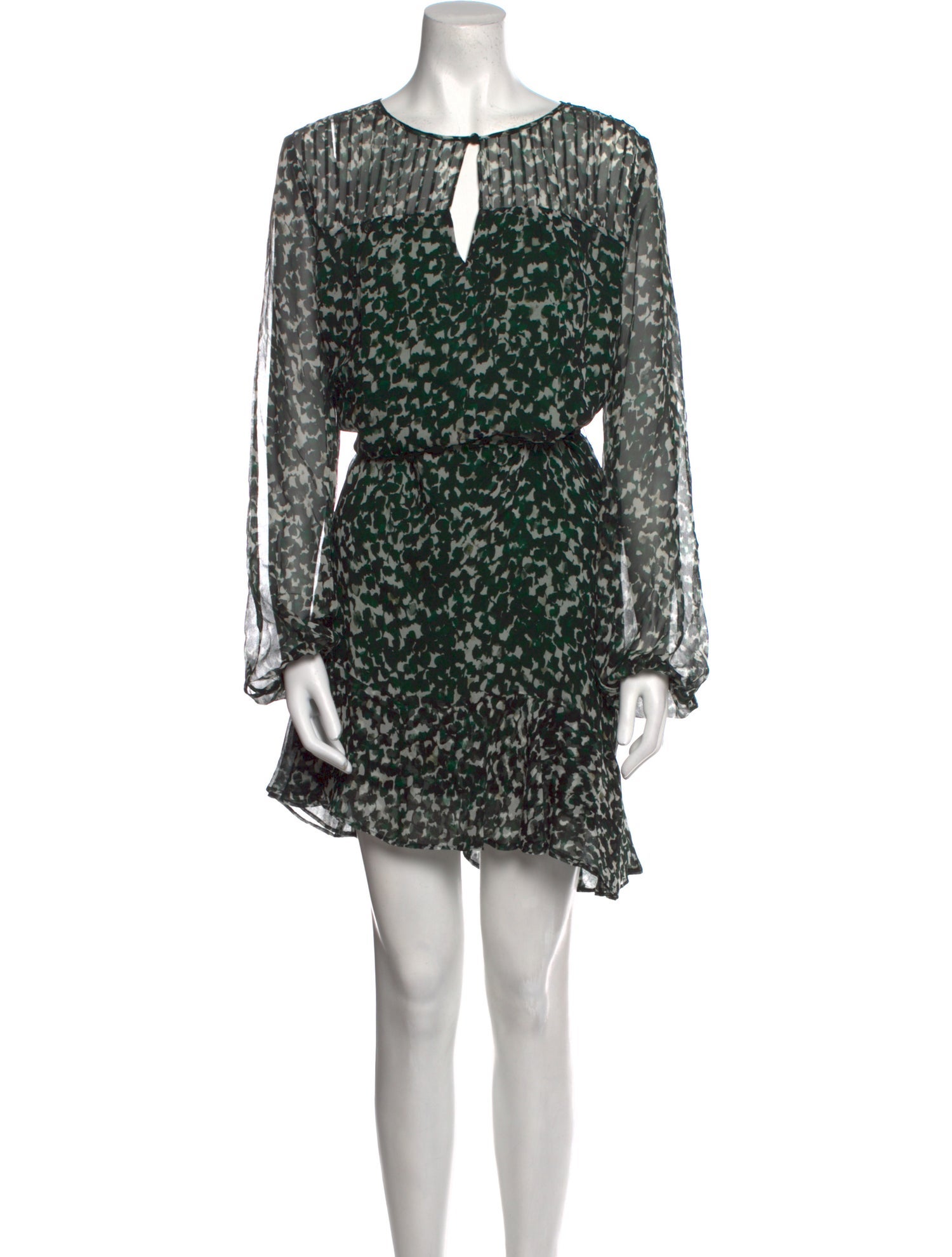 Intermix Silk Mini Dress