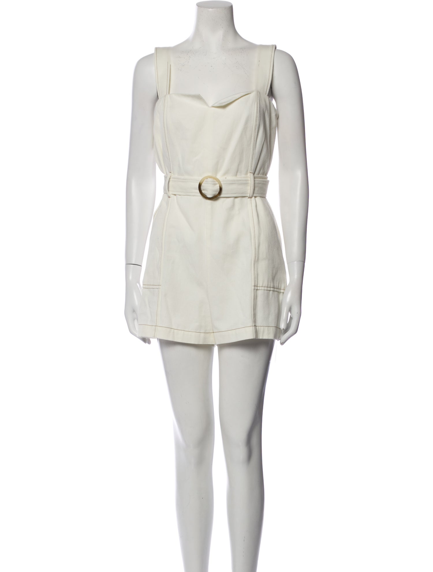 Intermix Square Neckline Romper