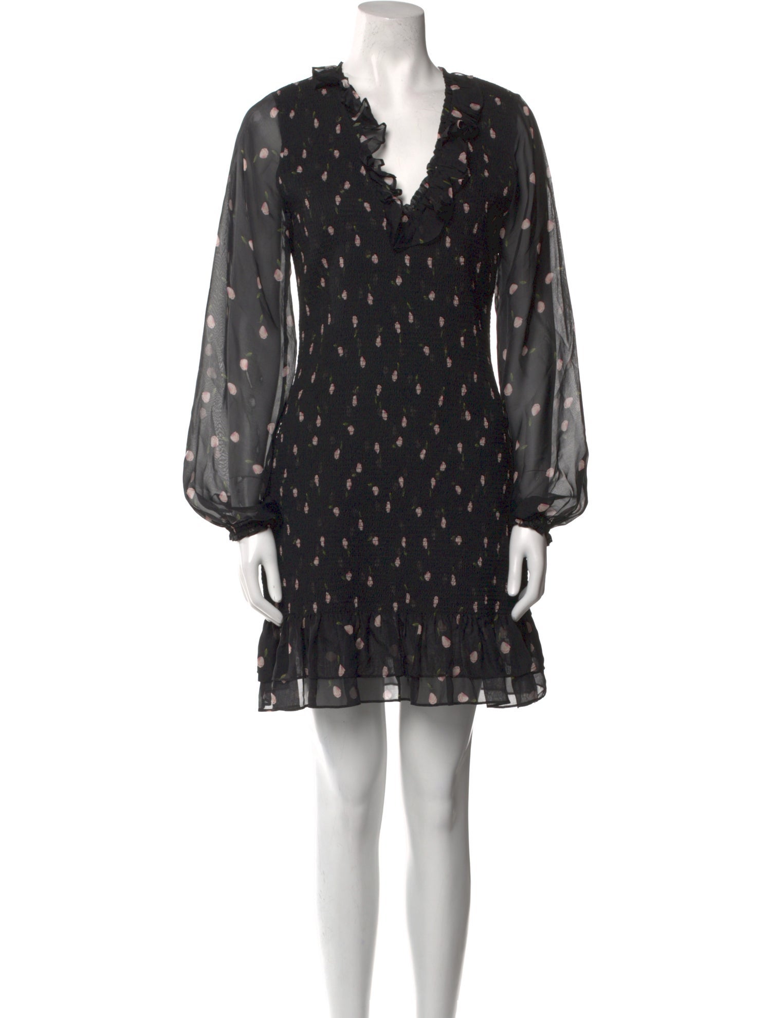 Intermix Silk Mini Dress