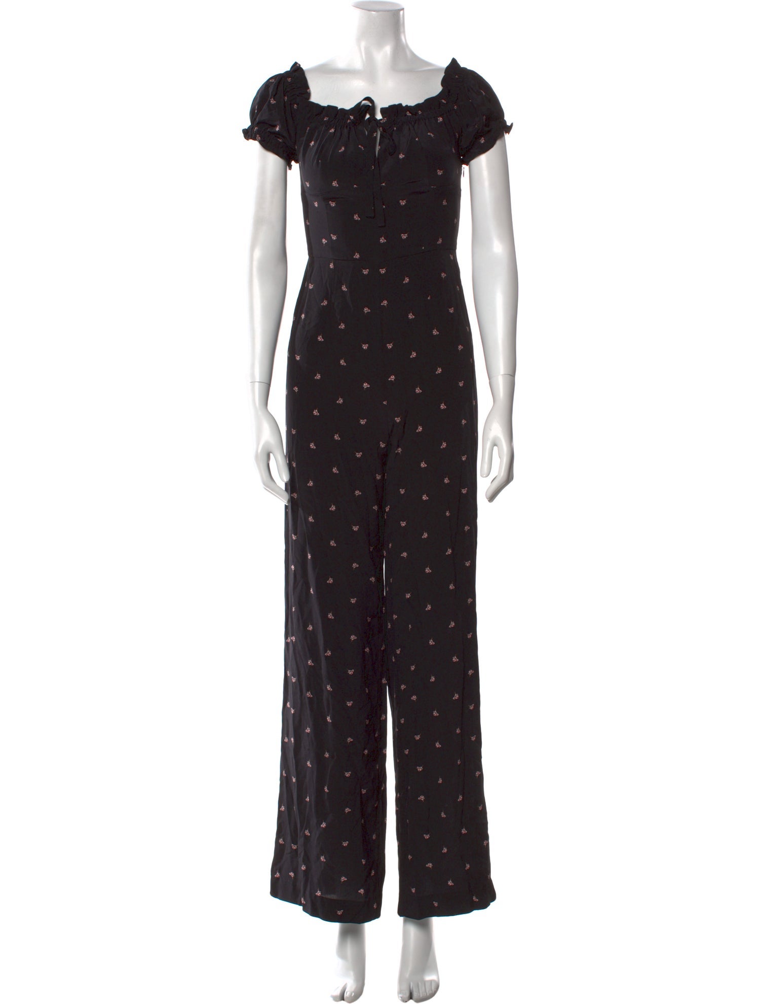 Intermix Silk Printed Jumpsuit