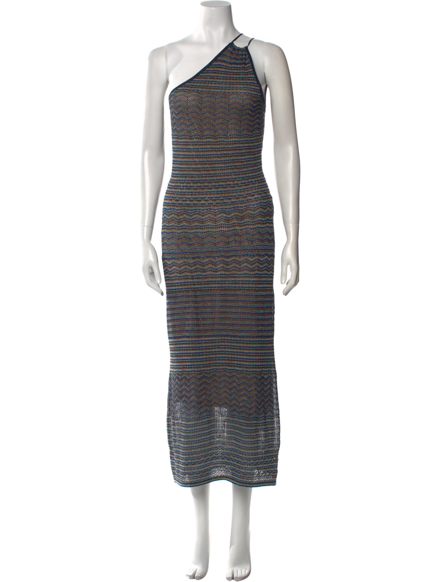Intermix Striped Long Dress