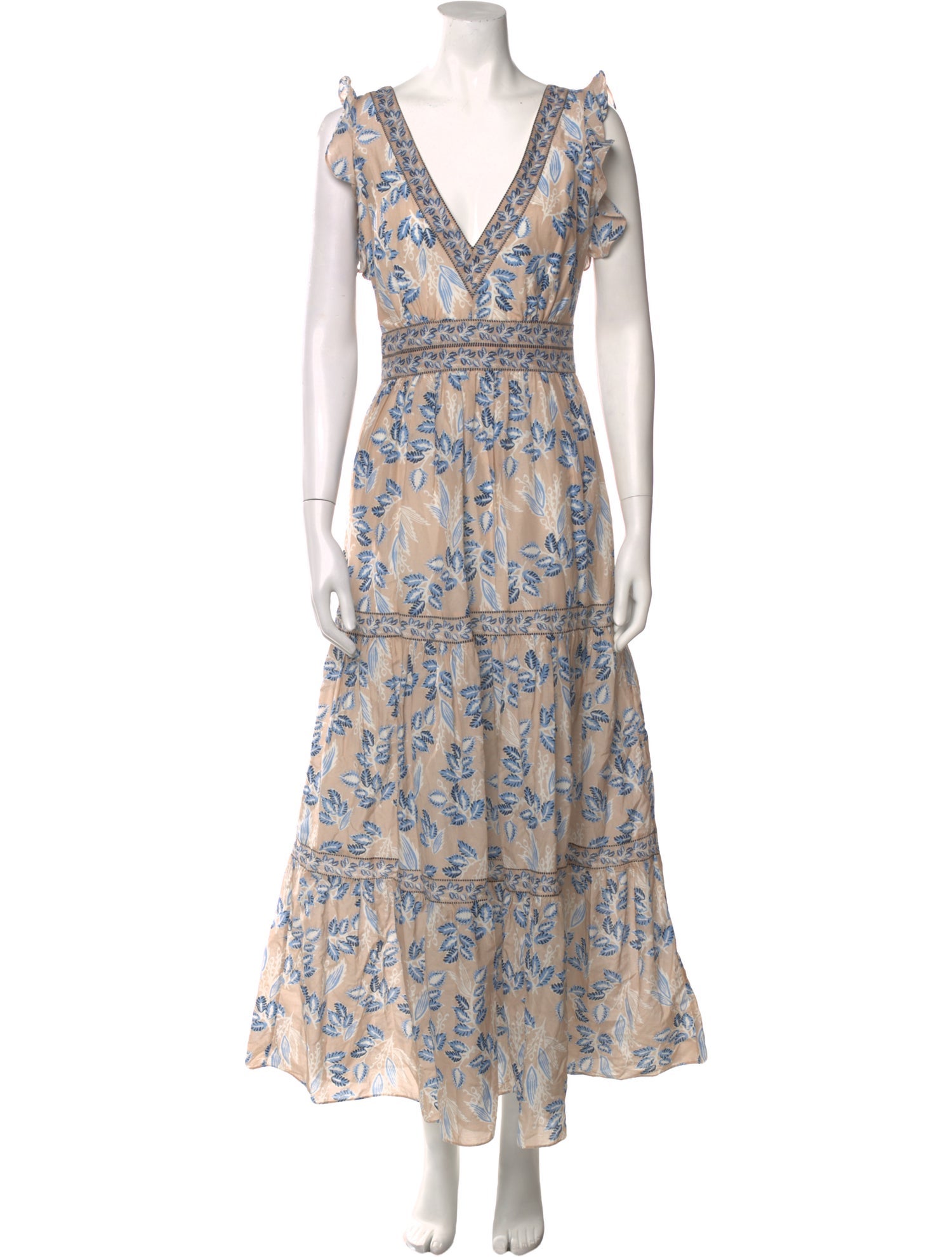 Intermix Printed Long Dress