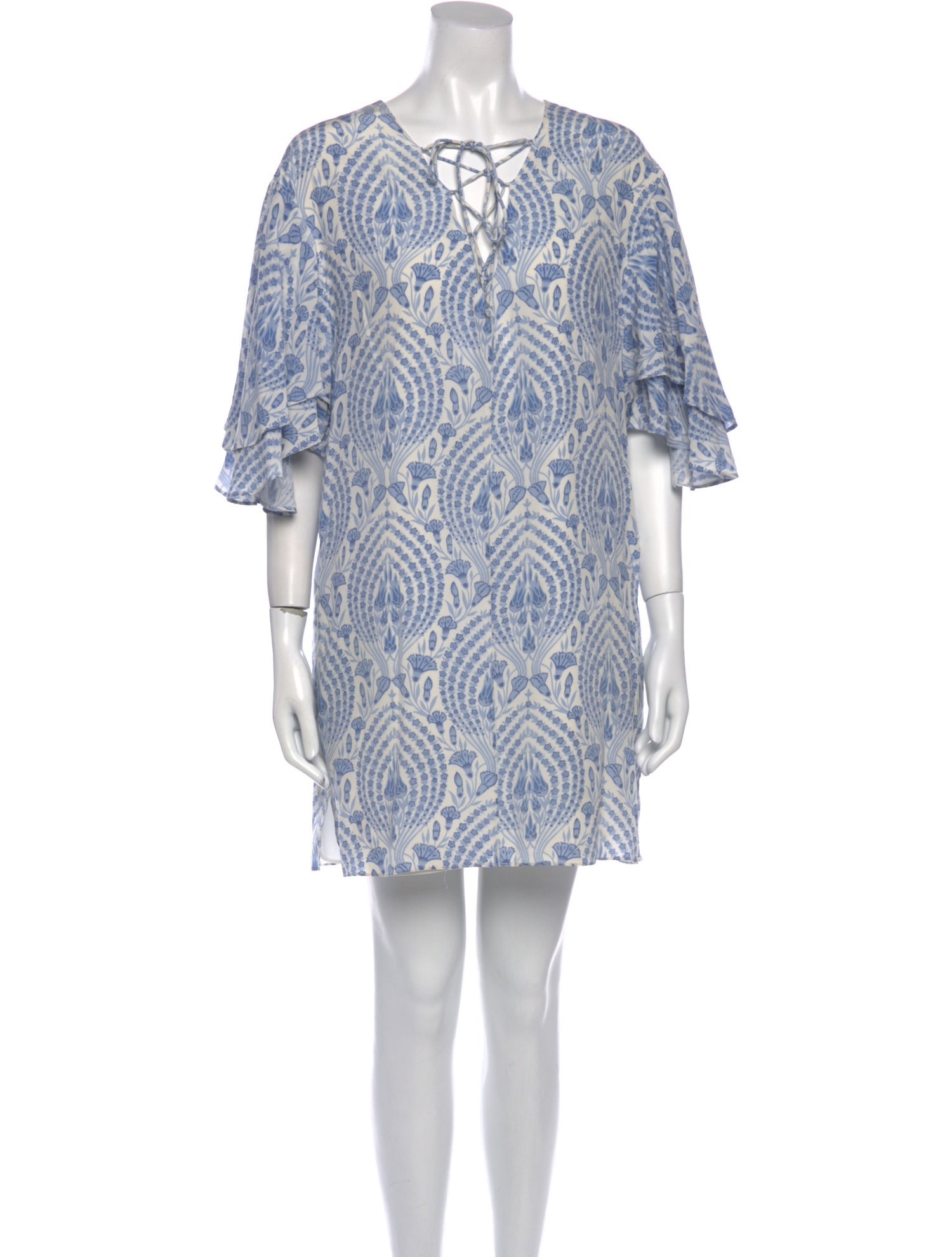 Intermix Silk Mini Dress