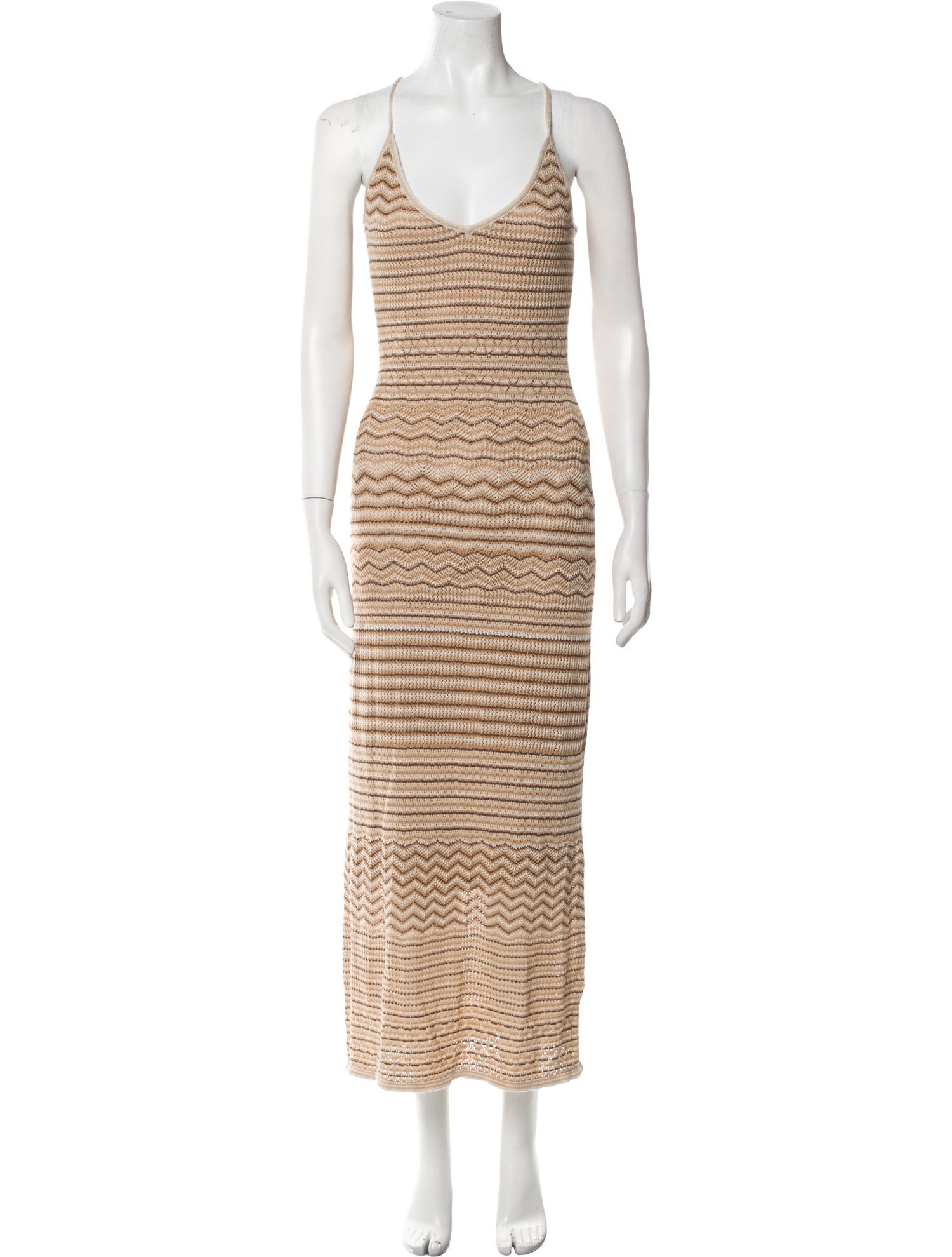 Intermix Striped Long Dress