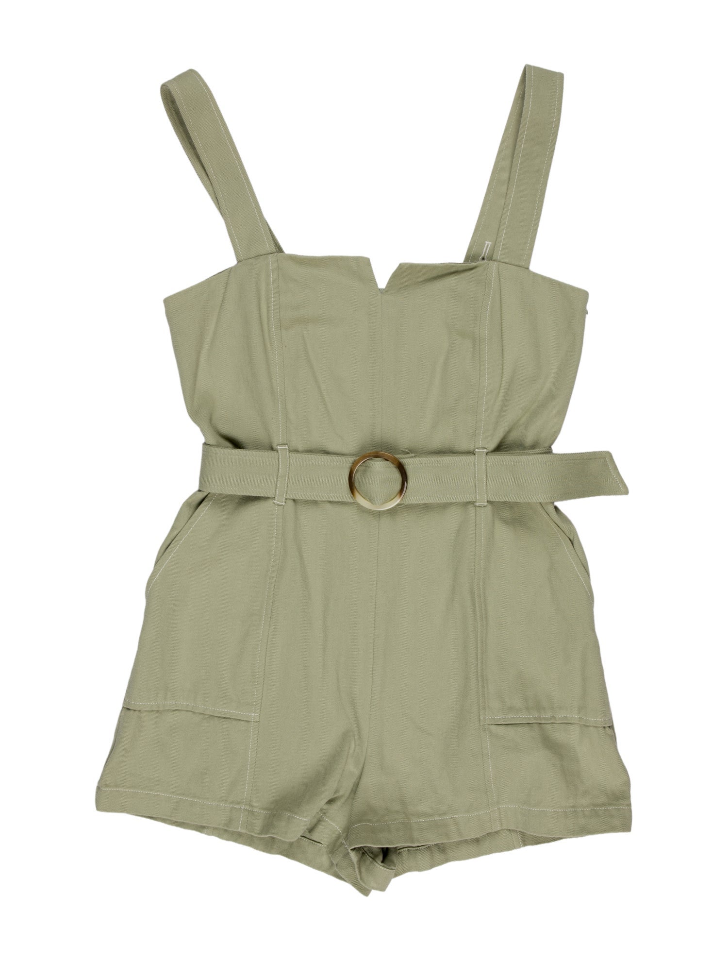 Intermix Square Neckline Romper