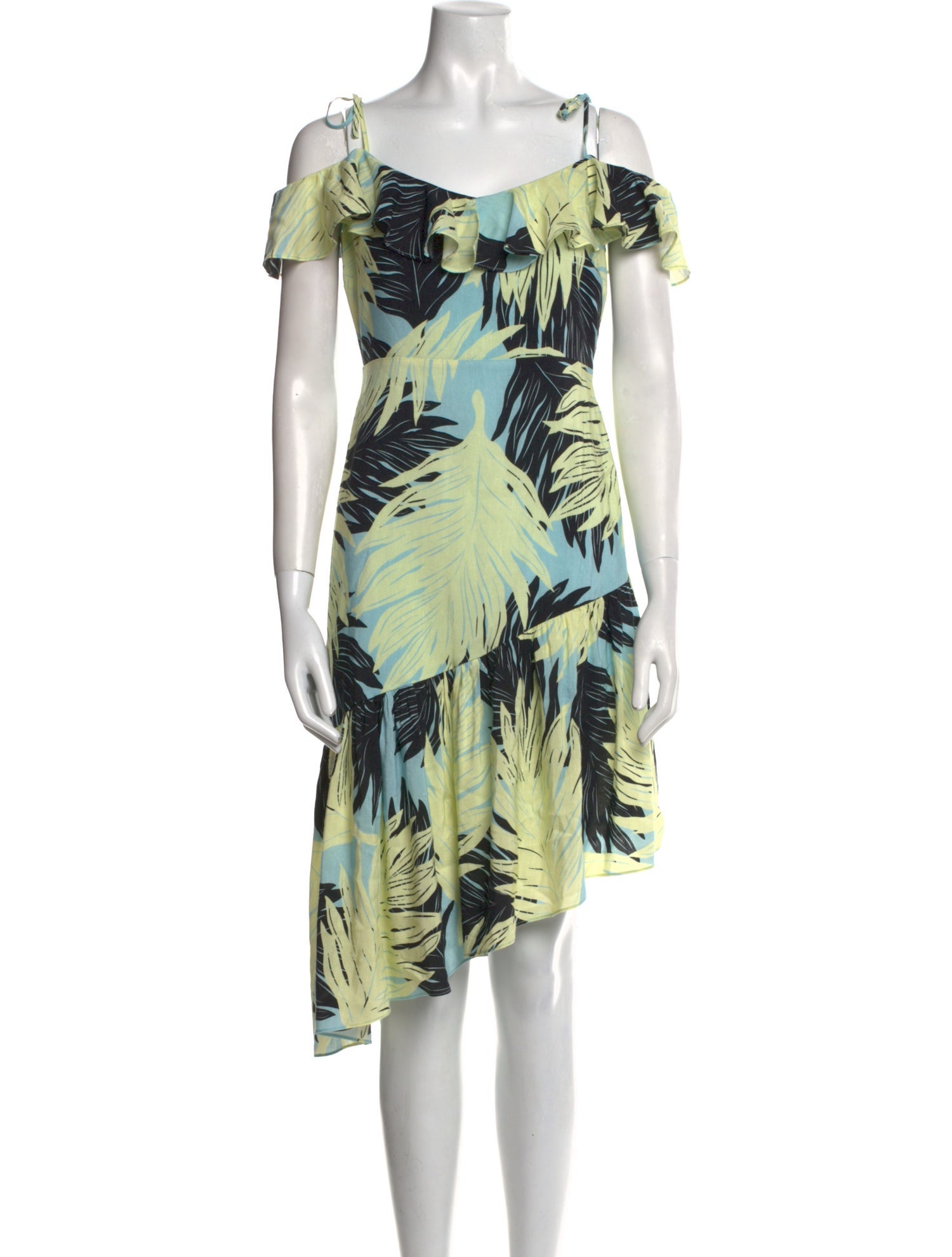 Intermix Floral Print Midi Length Dress