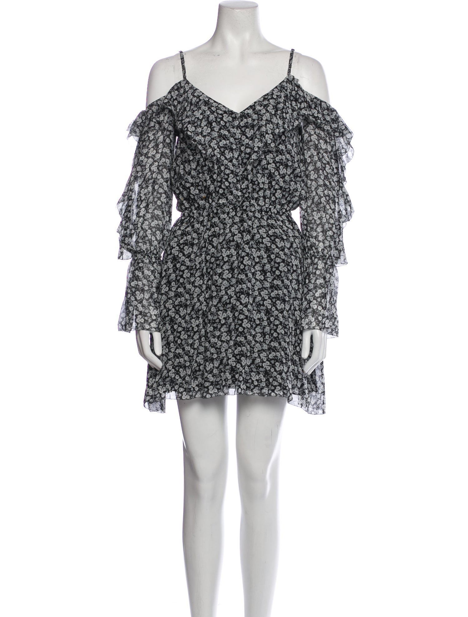 Intermix Silk Mini Dress