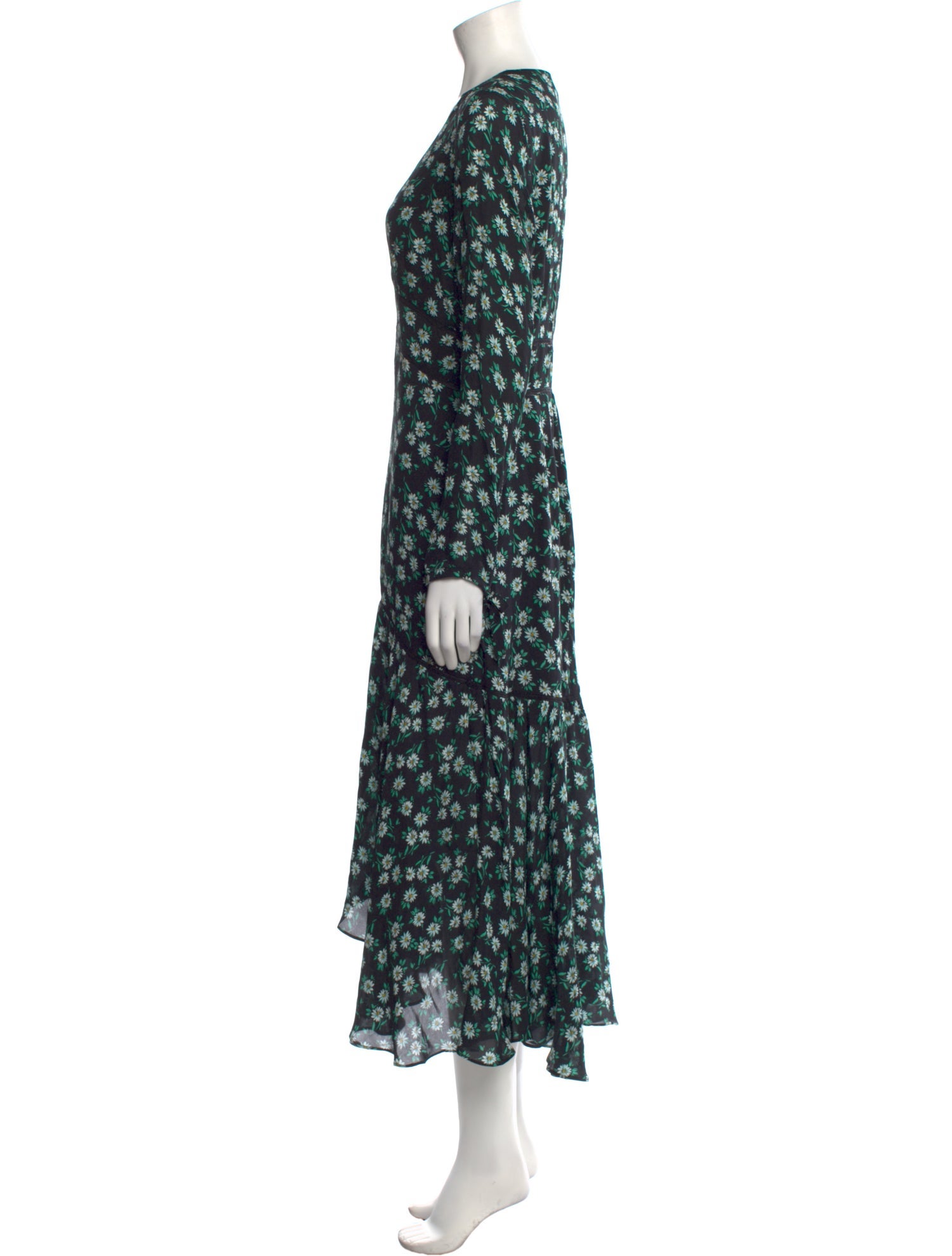 Intermix Silk Long Dress