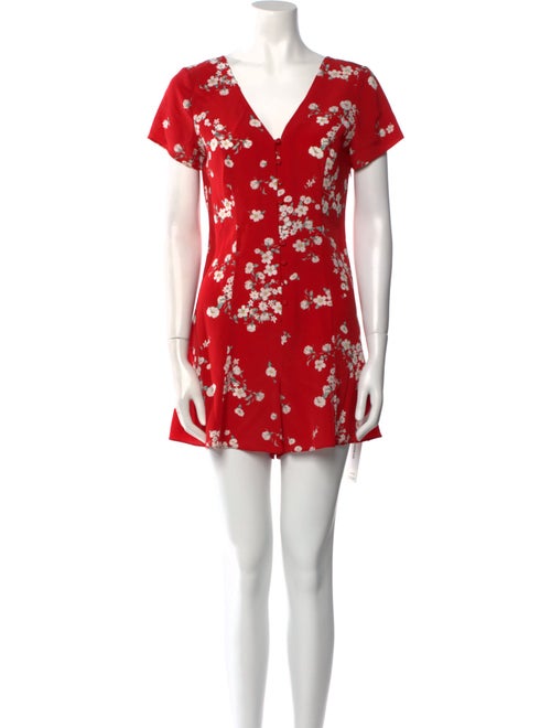 Intermix Silk Floral Print Romper