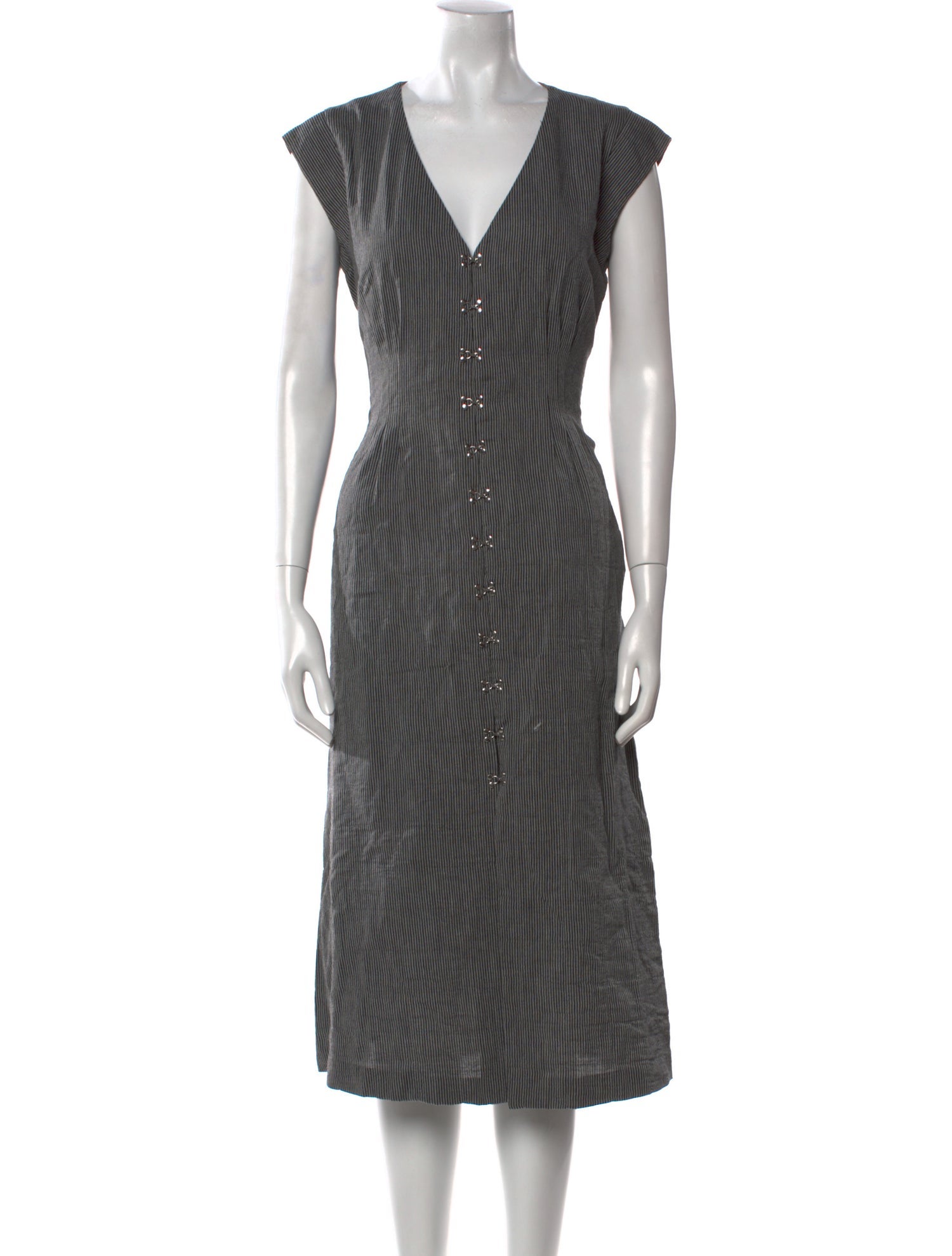 Intermix V-Neck Midi Length Dress w/ Tags