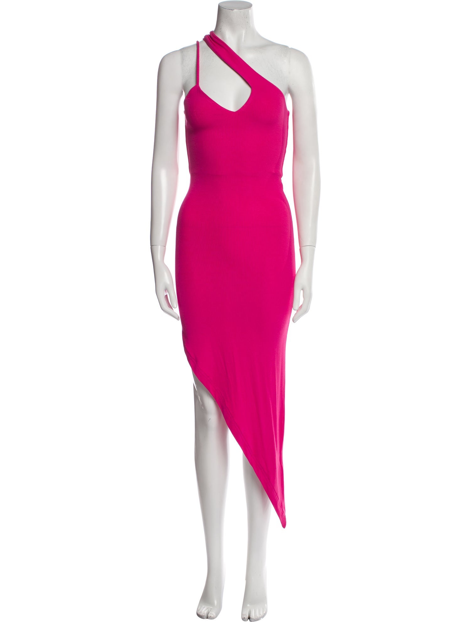 Intermix One-Shoulder Long Dress