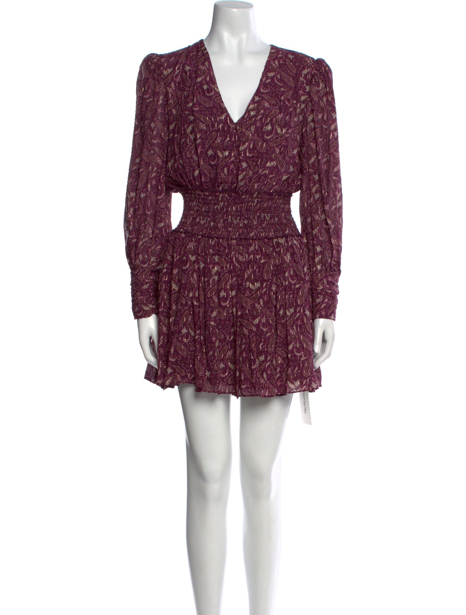 Intermix Paisley Print Mini Dress