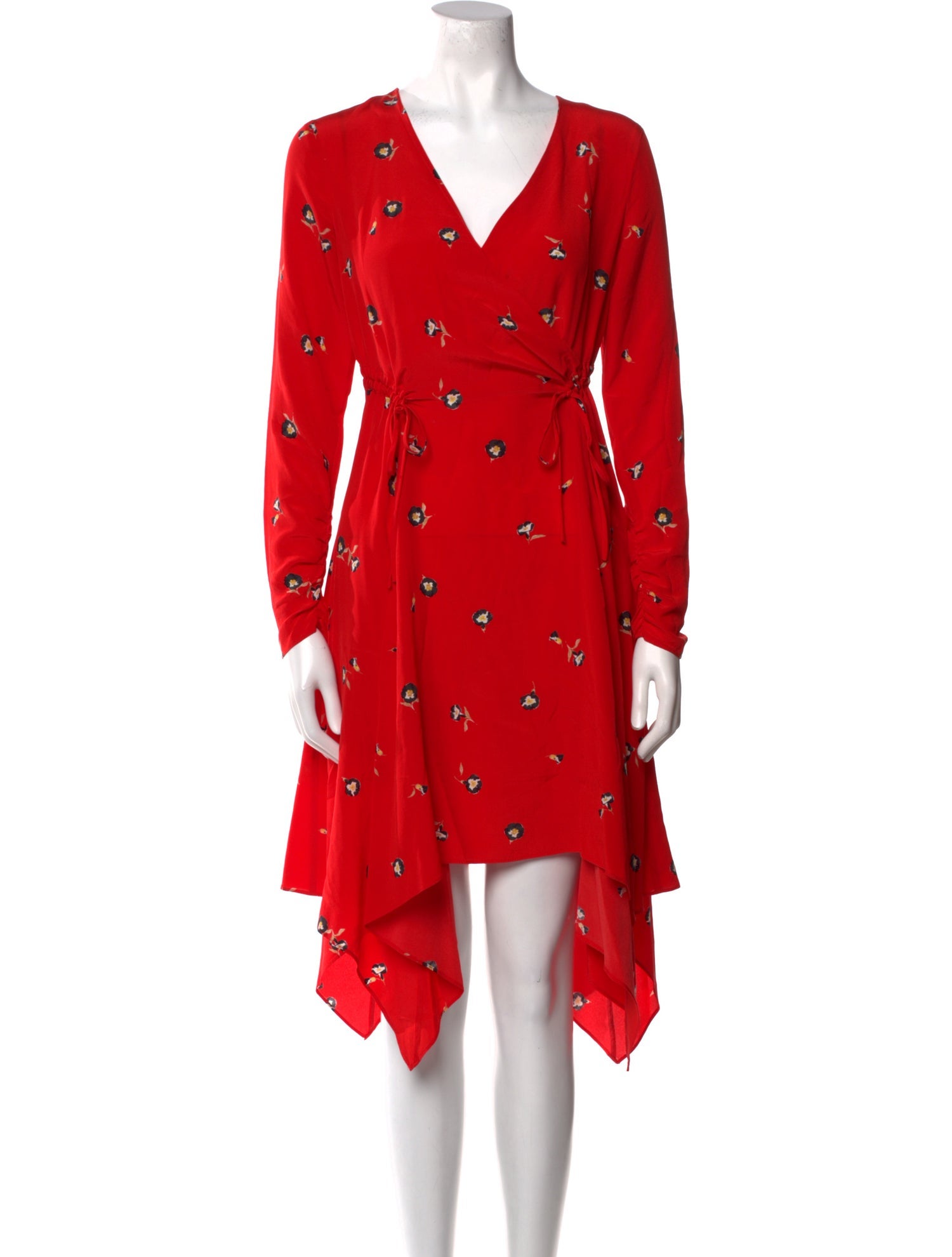 Intermix Silk Midi Length Dress