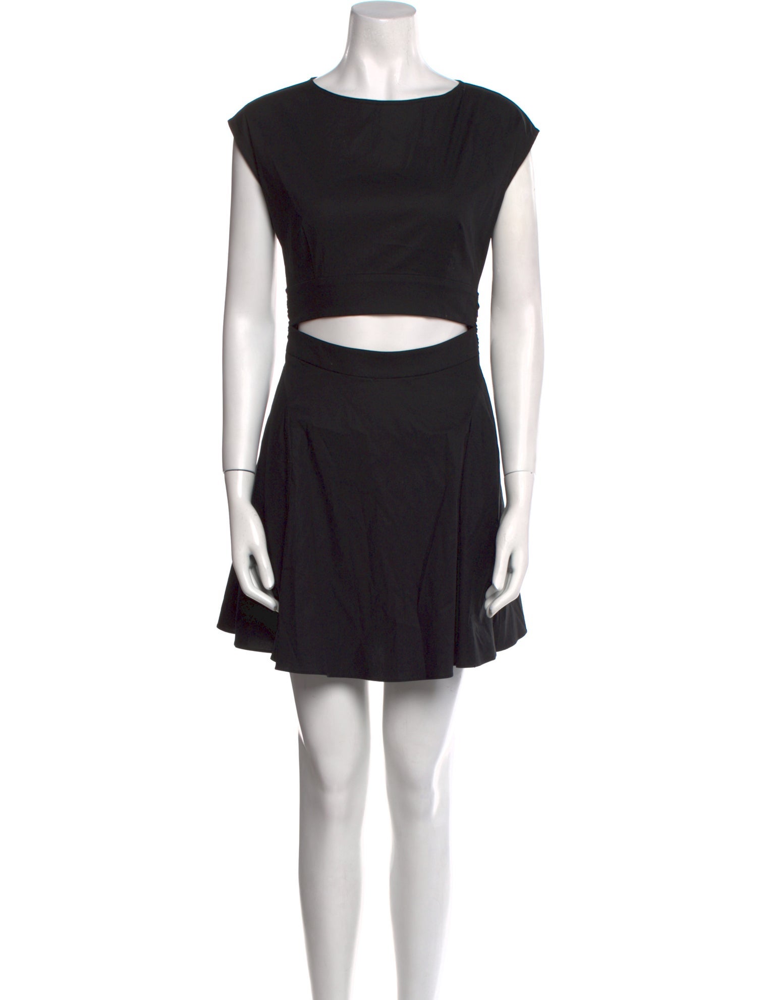 Intermix Bateau Neckline Mini Dress