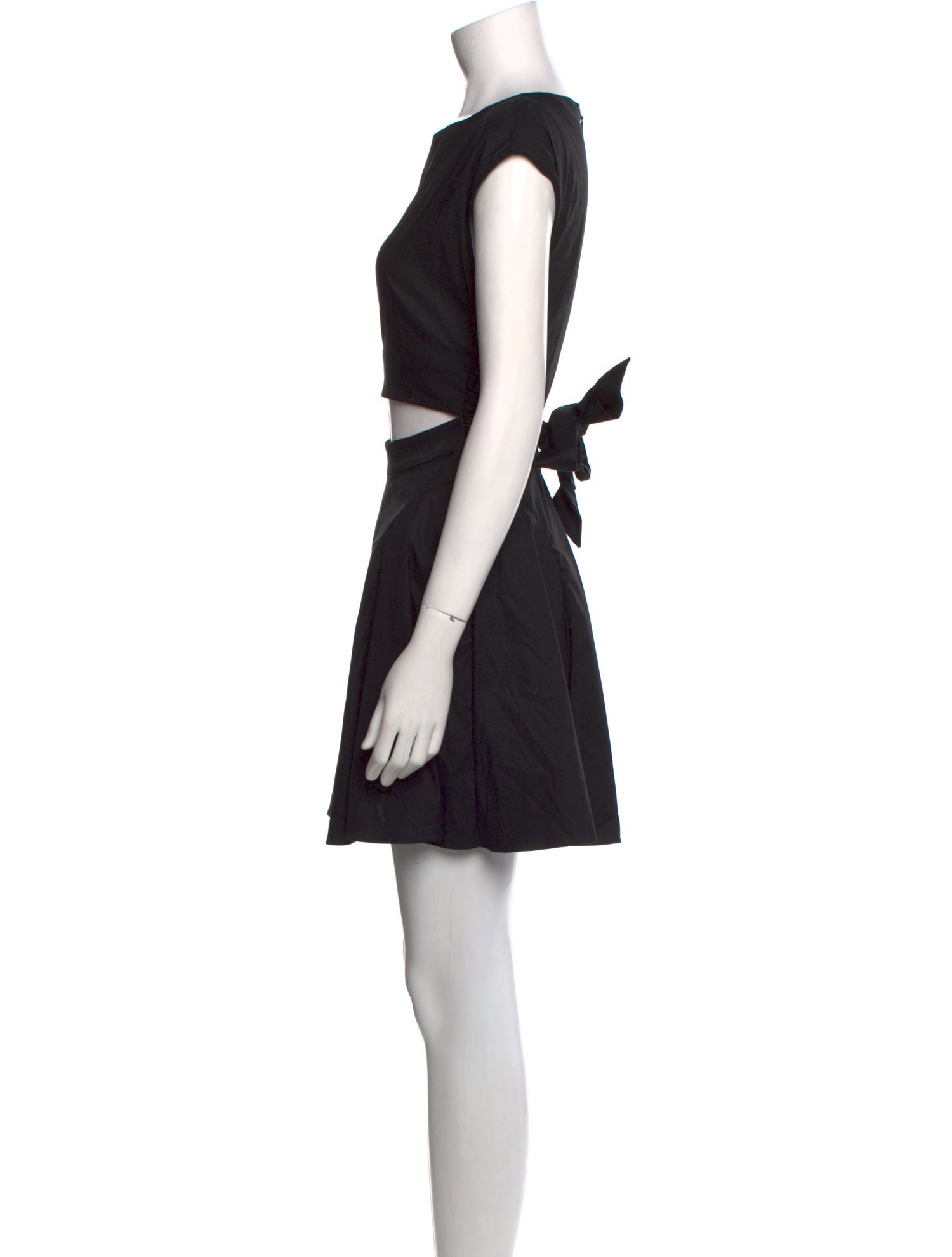 Intermix Bateau Neckline Mini Dress