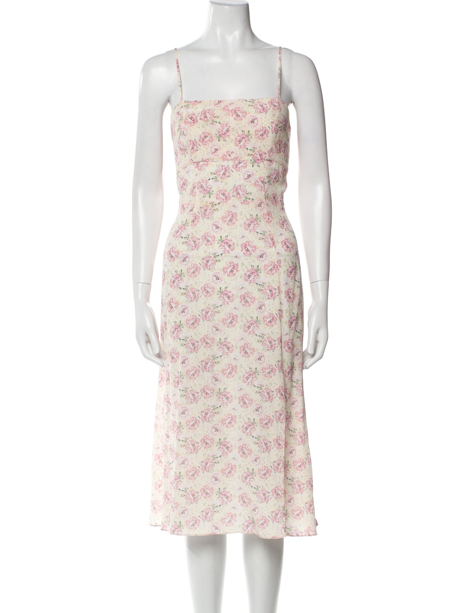 Intermix Silk Midi Length Dress