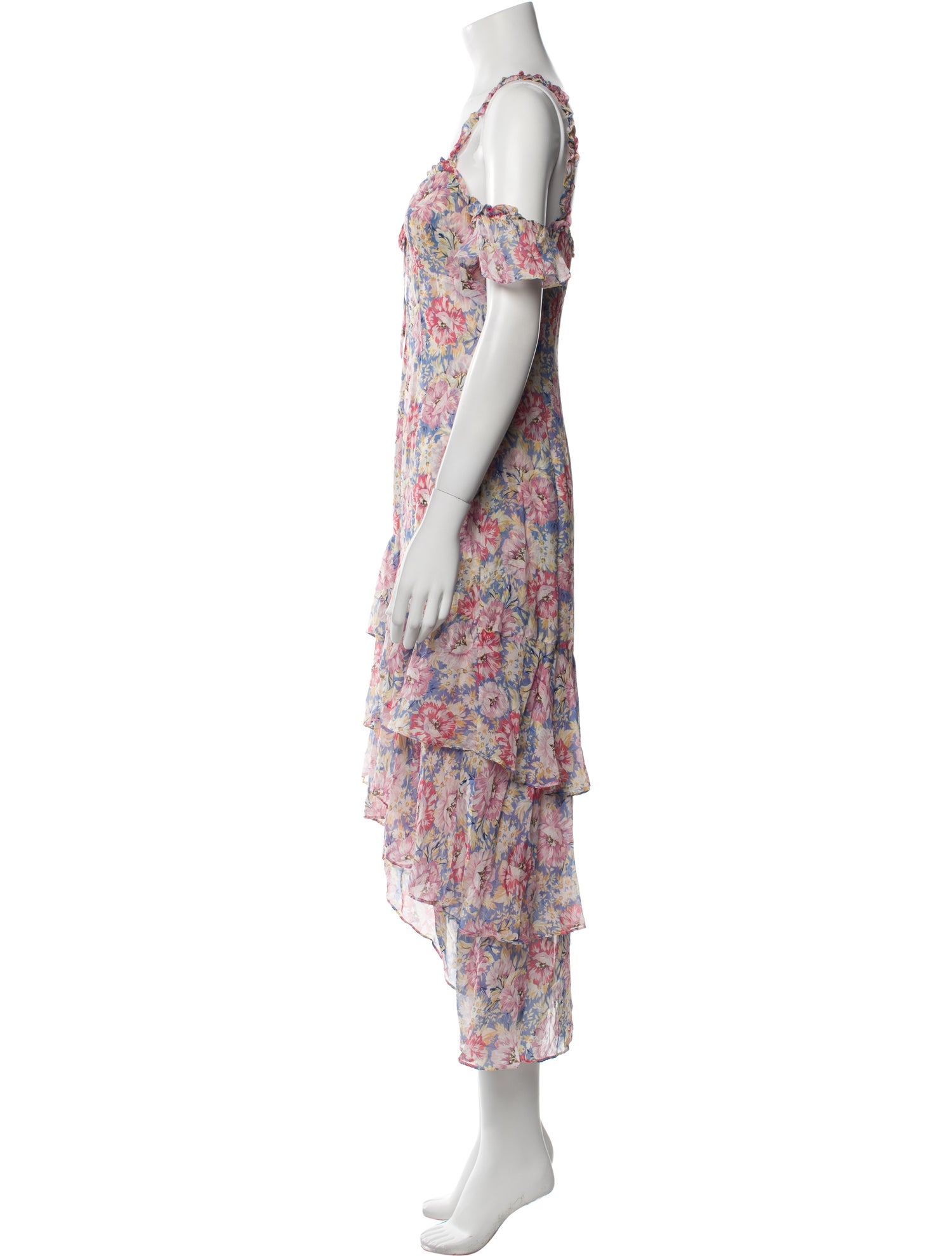 Intermix Floral Print Long Dress