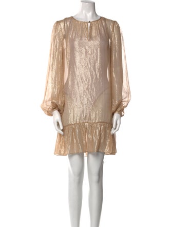 Intermix Silk Mini Dress