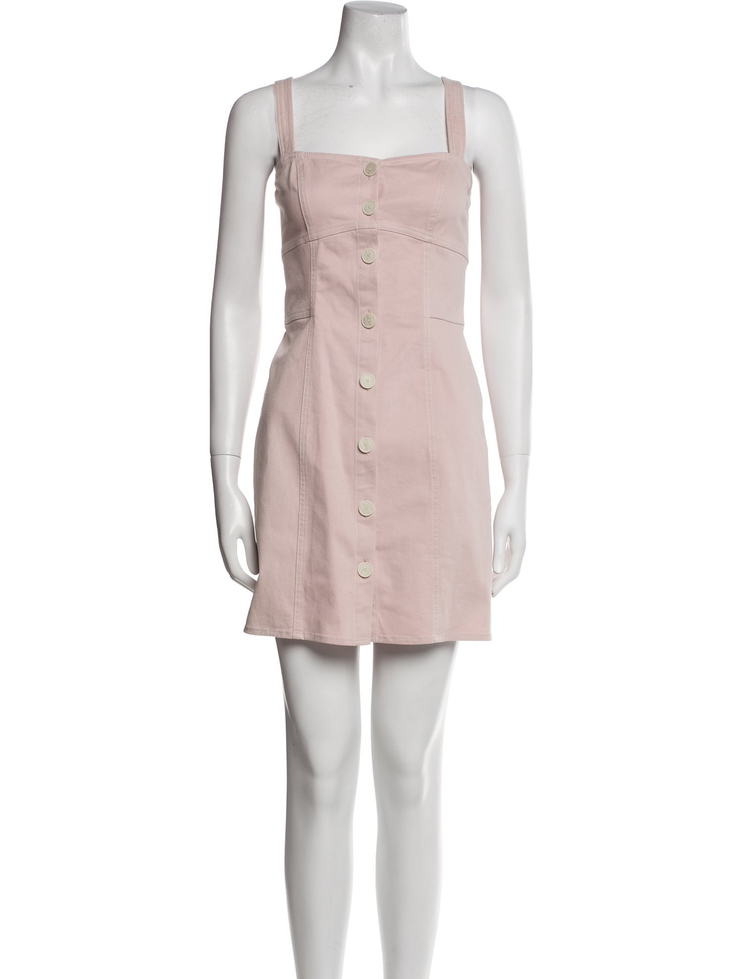 Intermix Square Neckline Mini Dress