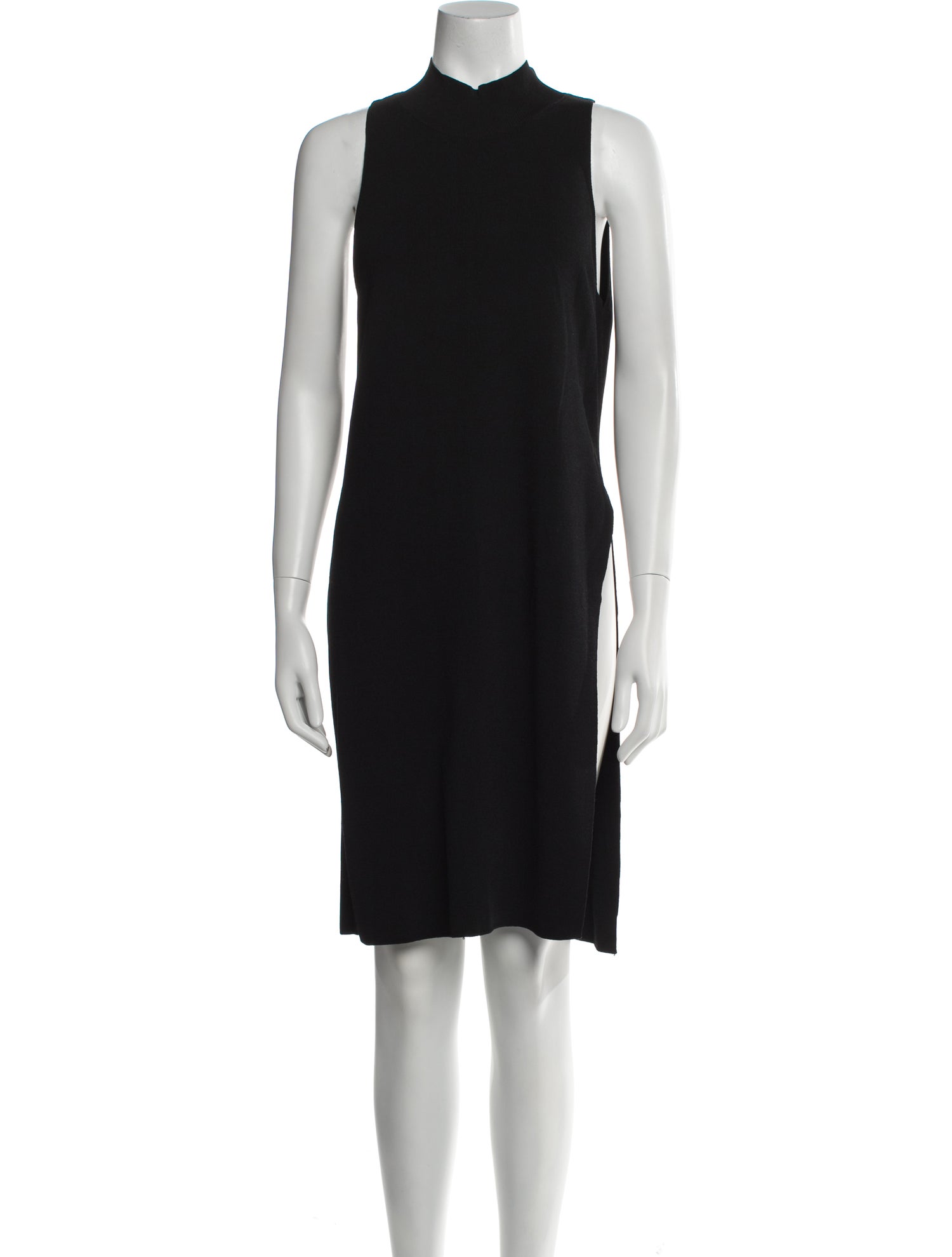 Intermix Mock Neck Knee-Length Dress