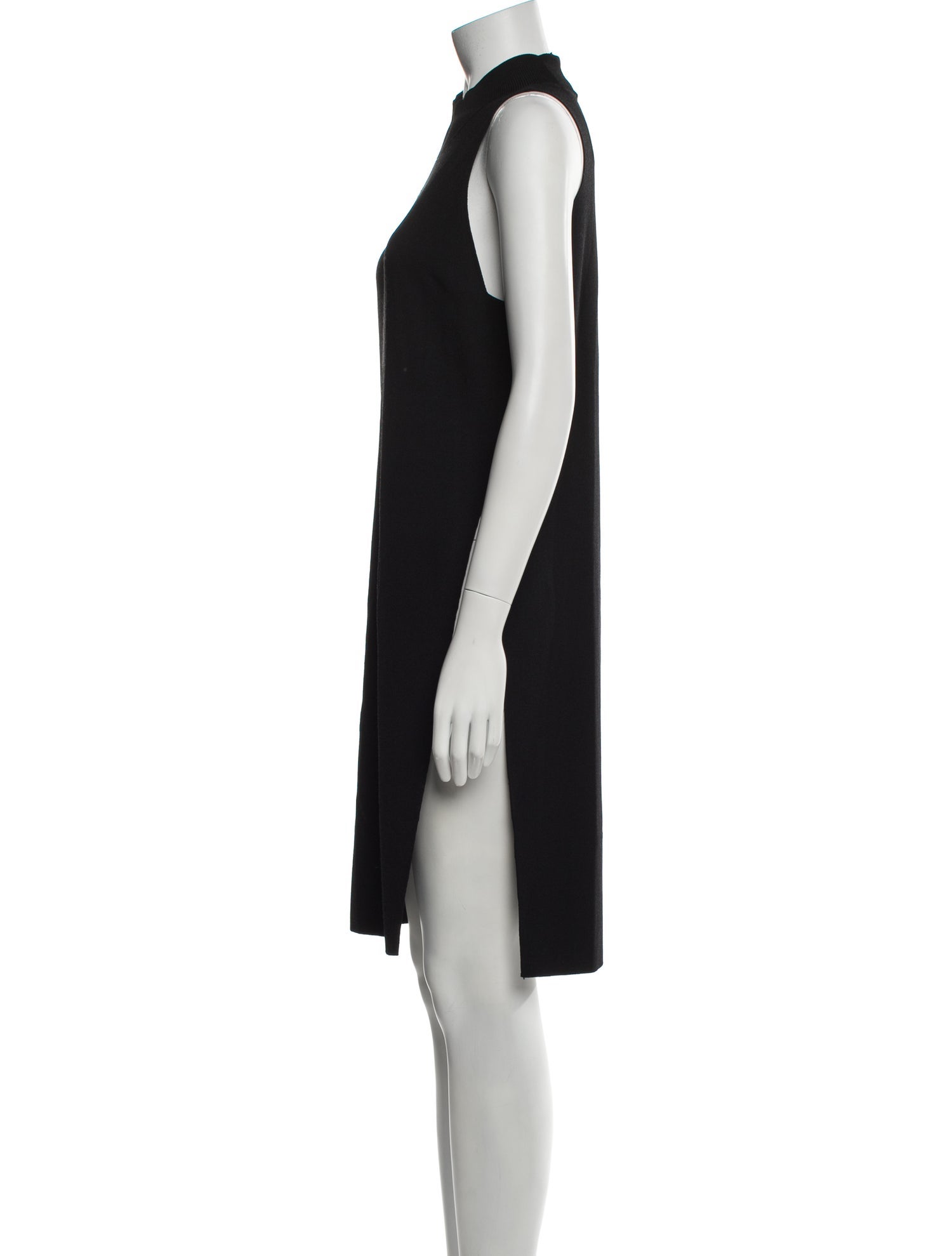 Intermix Mock Neck Knee-Length Dress