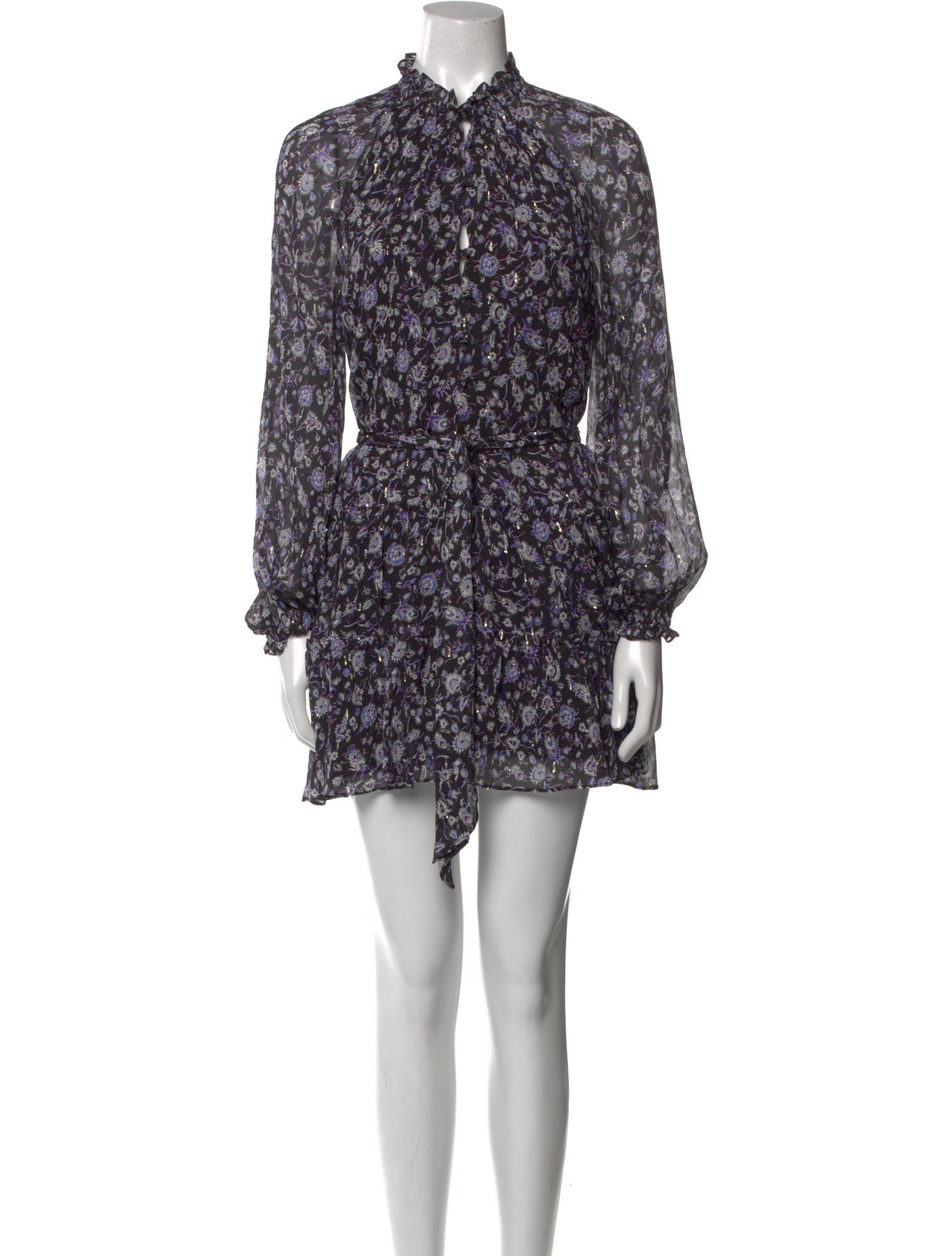 Intermix Silk Mini Dress