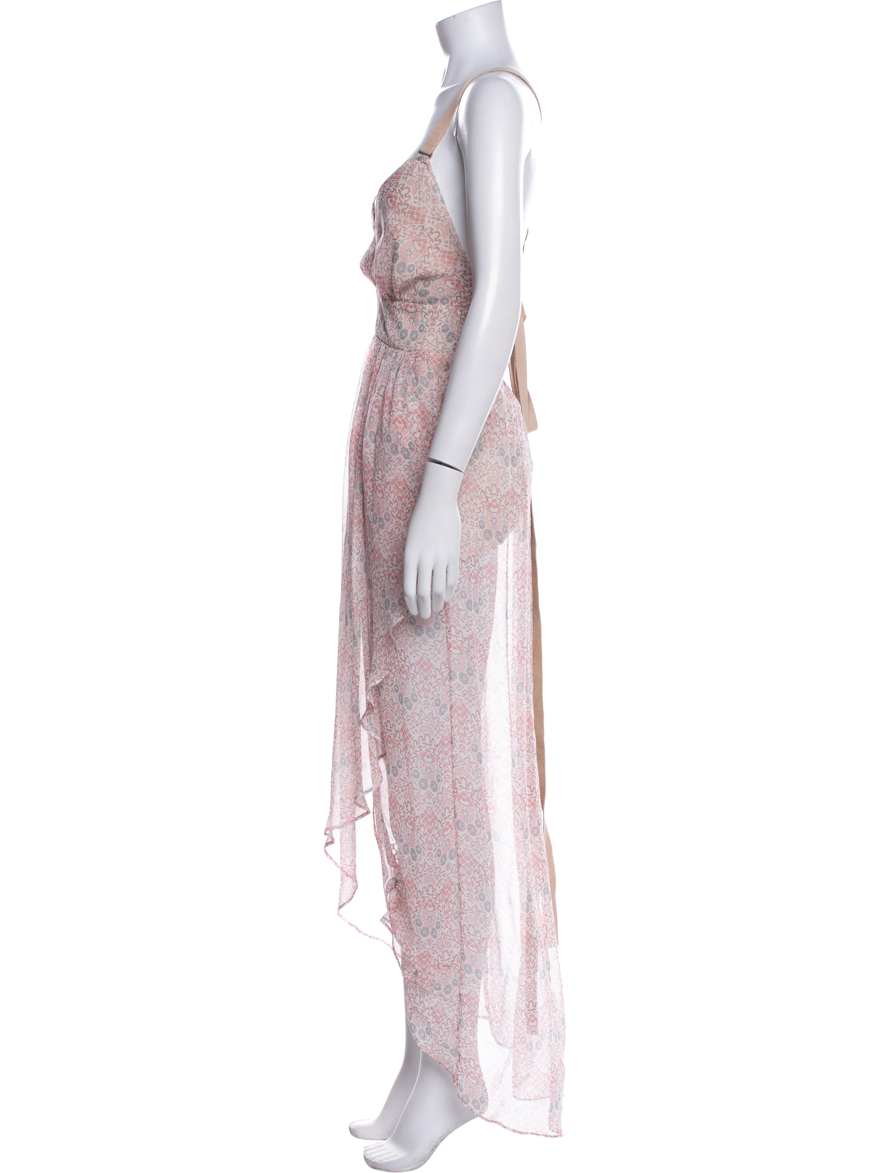 Intermix Silk Long Dress