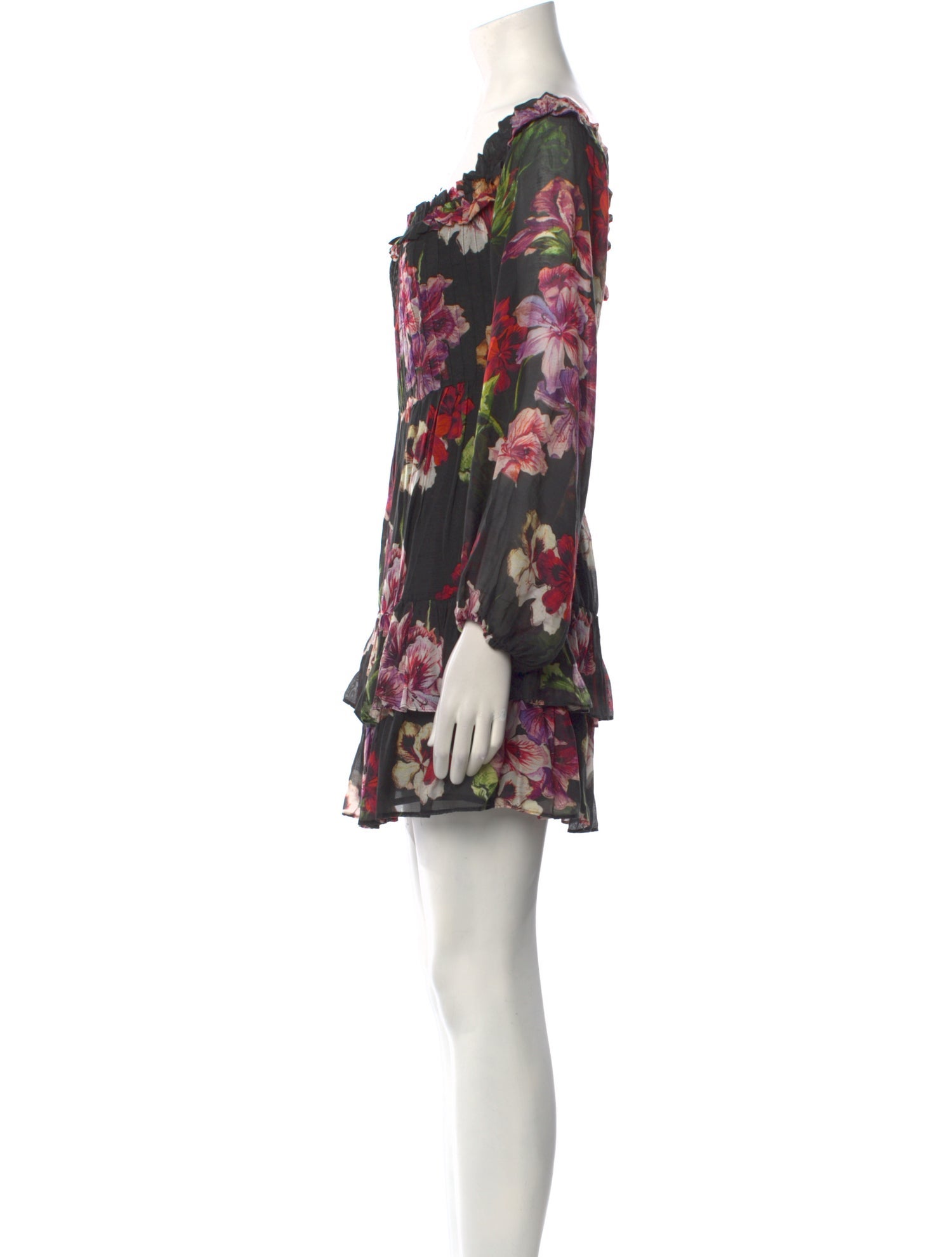 Intermix Floral Print Mini Dress