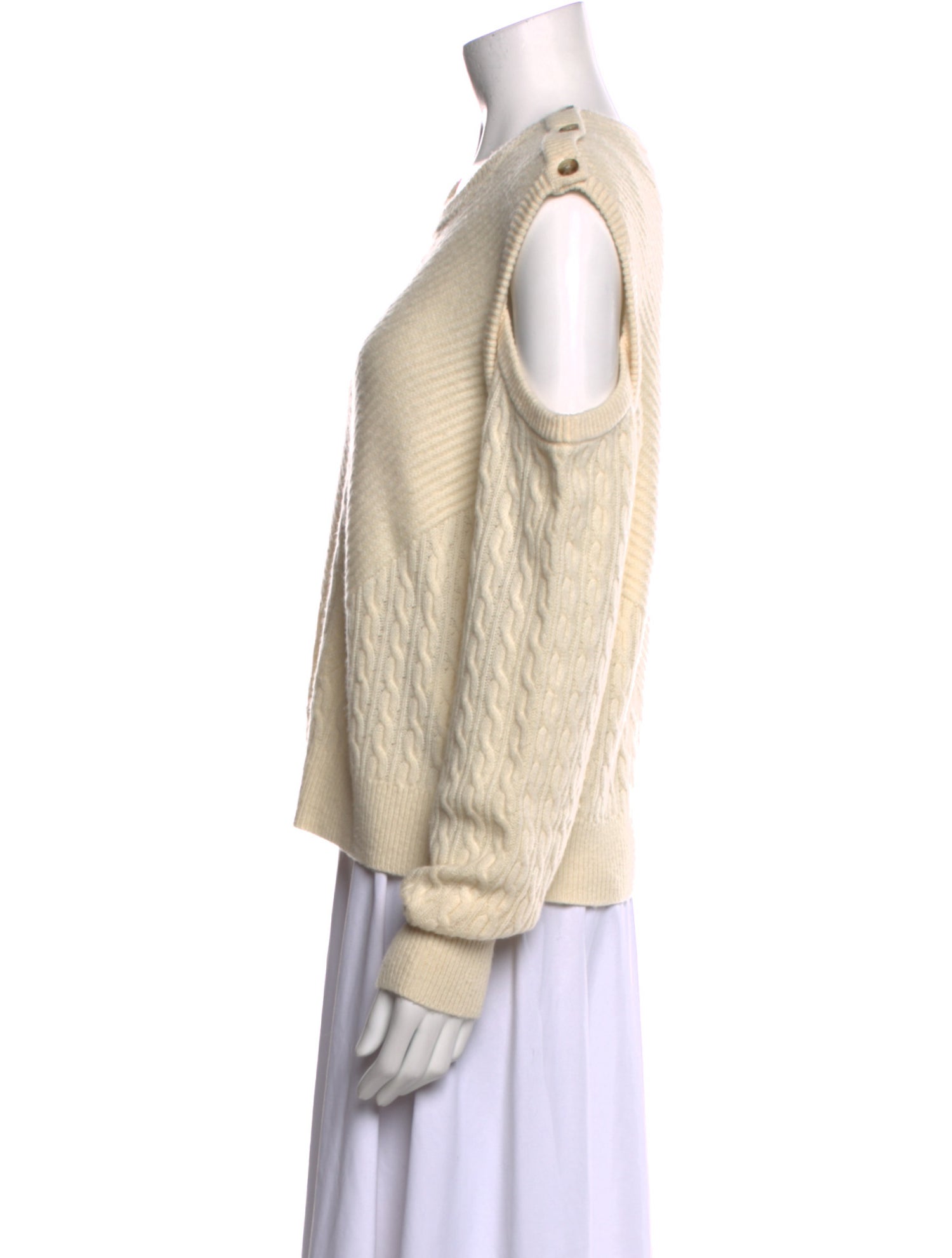 Intermix Wool Scoop Neck Sweater