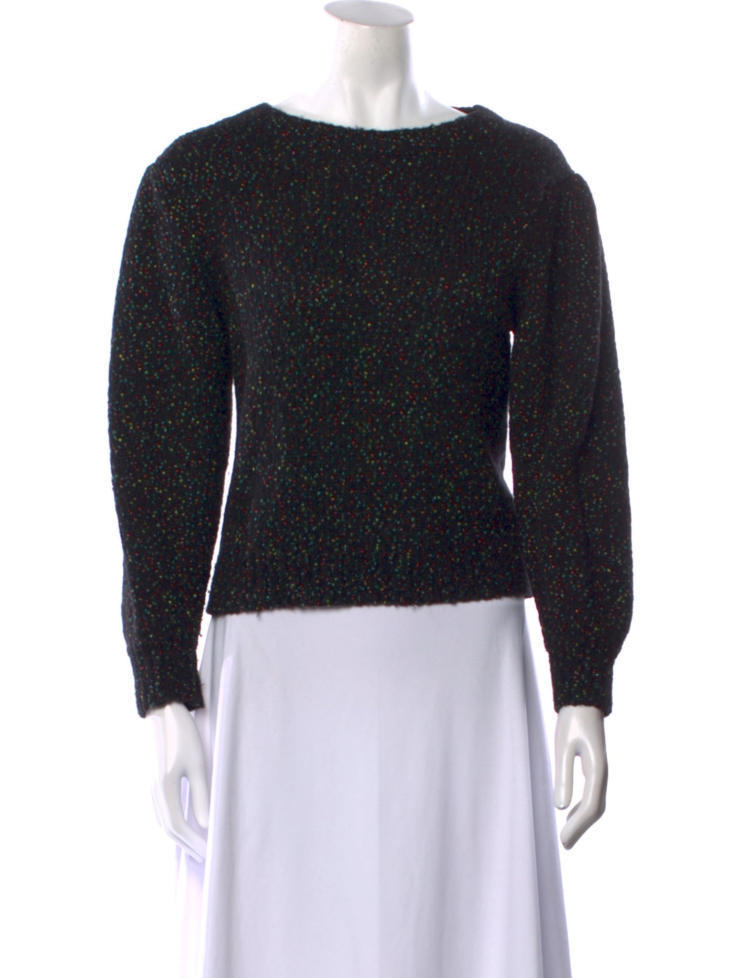 Intermix Wool Crew Neck Sweater