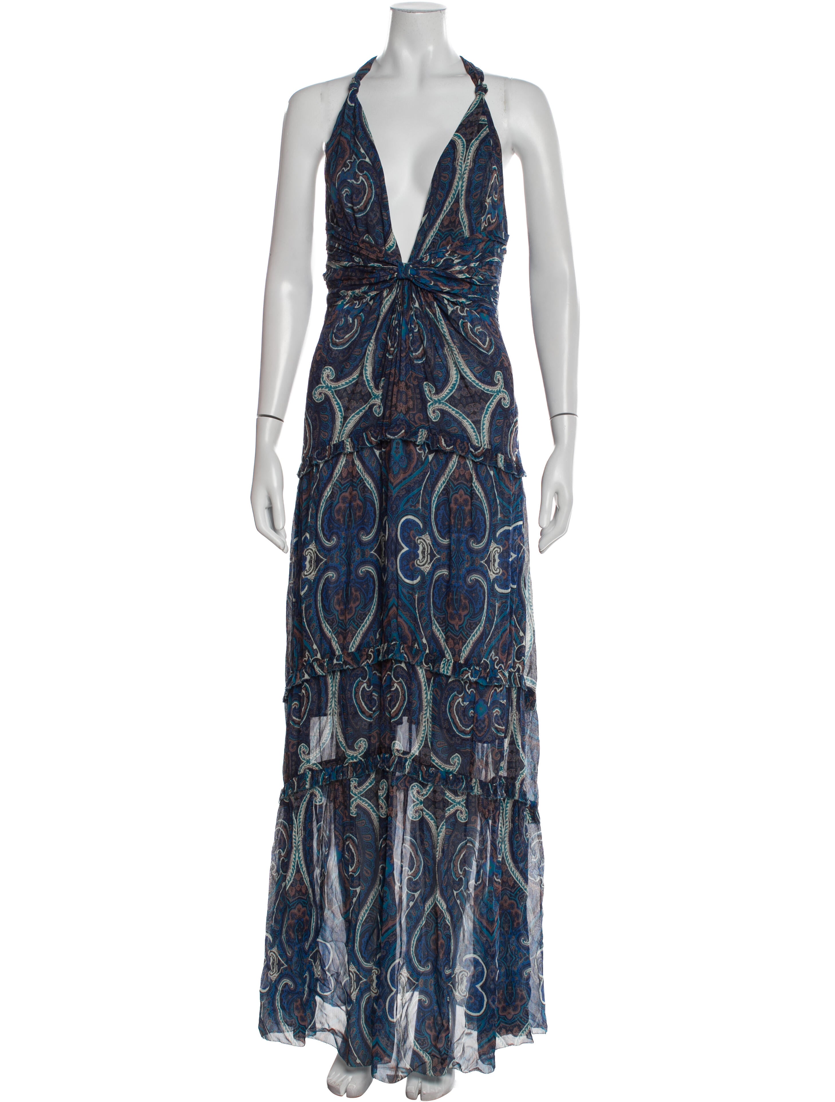 Intermix Silk Long Dress