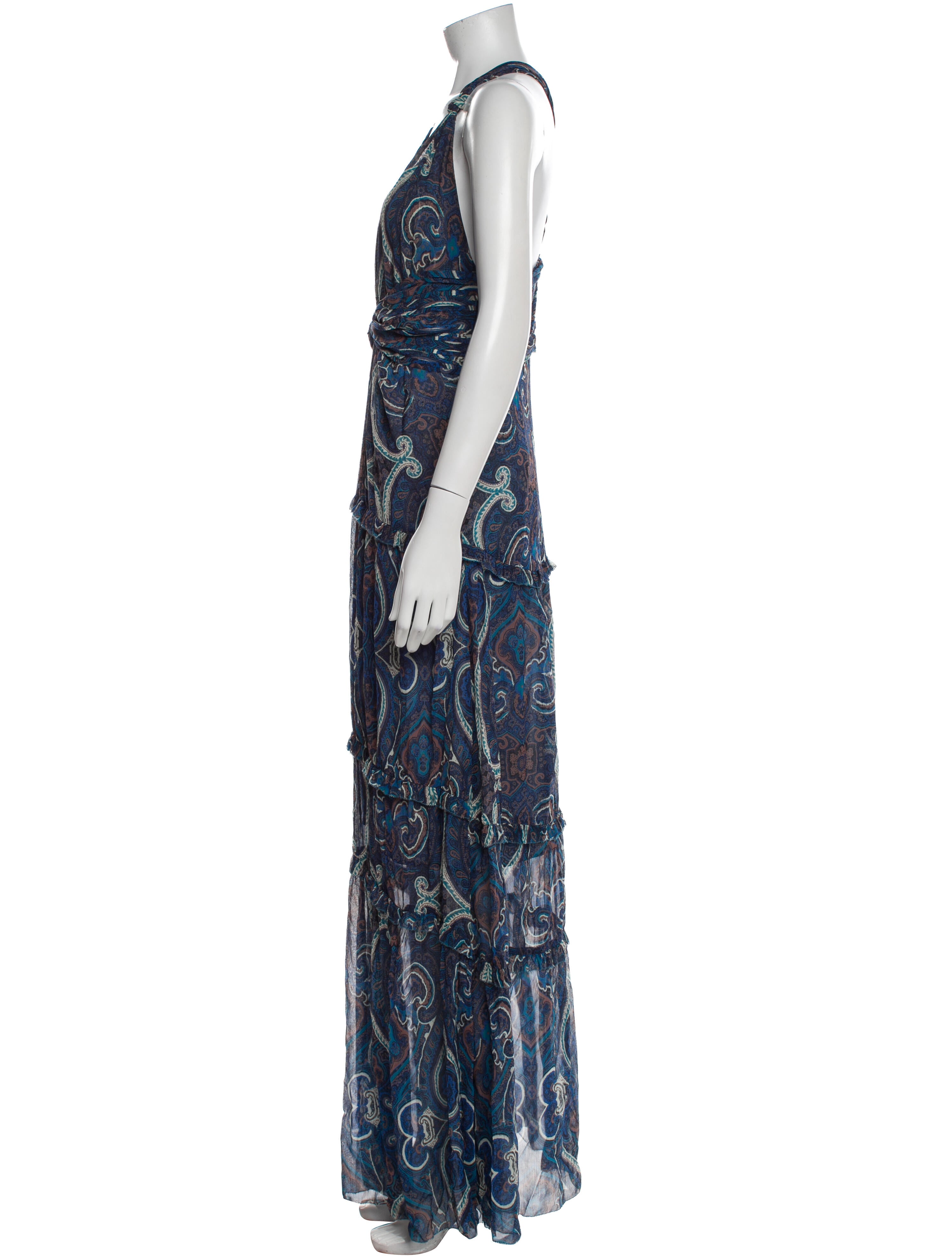 Intermix Silk Long Dress