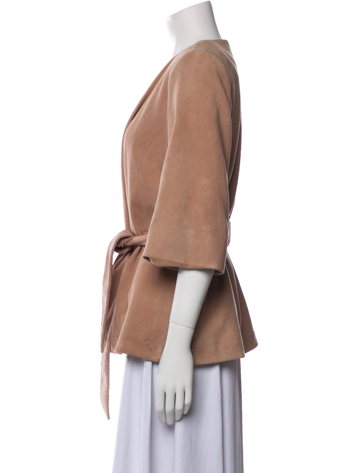 Intermix Leather Evening Jacket