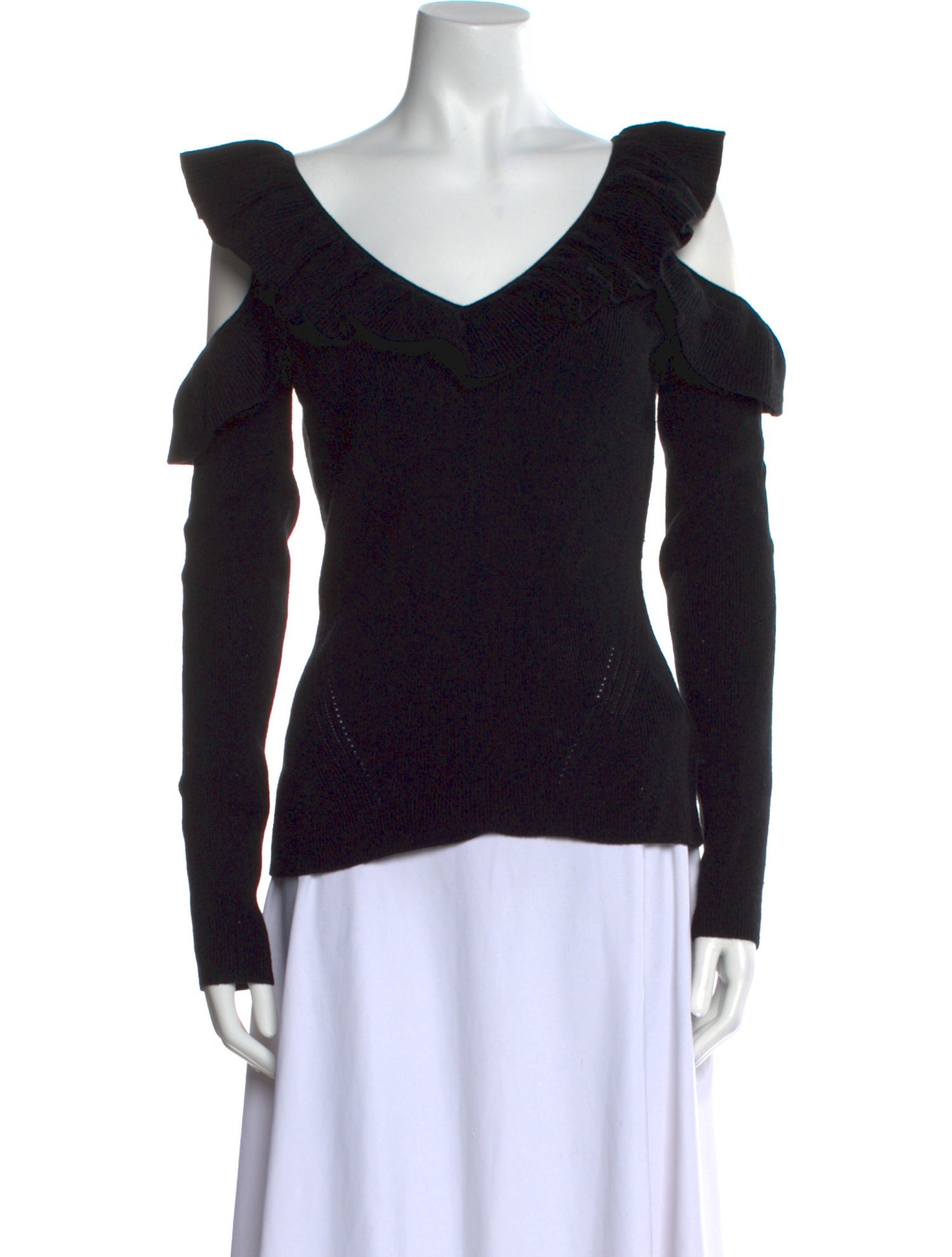 Intermix Wool V-Neck Sweater