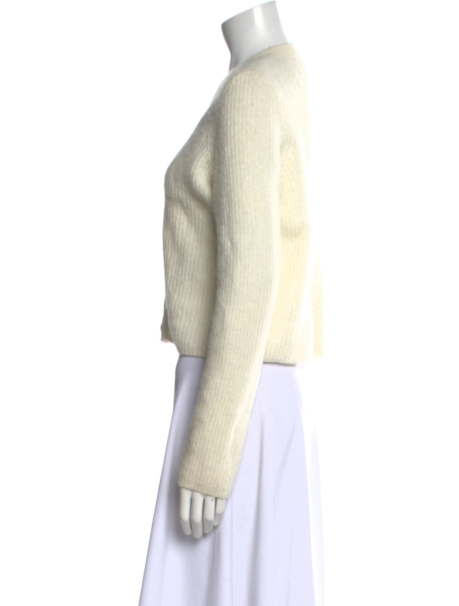 Intermix Alpaca V-Neck Sweater