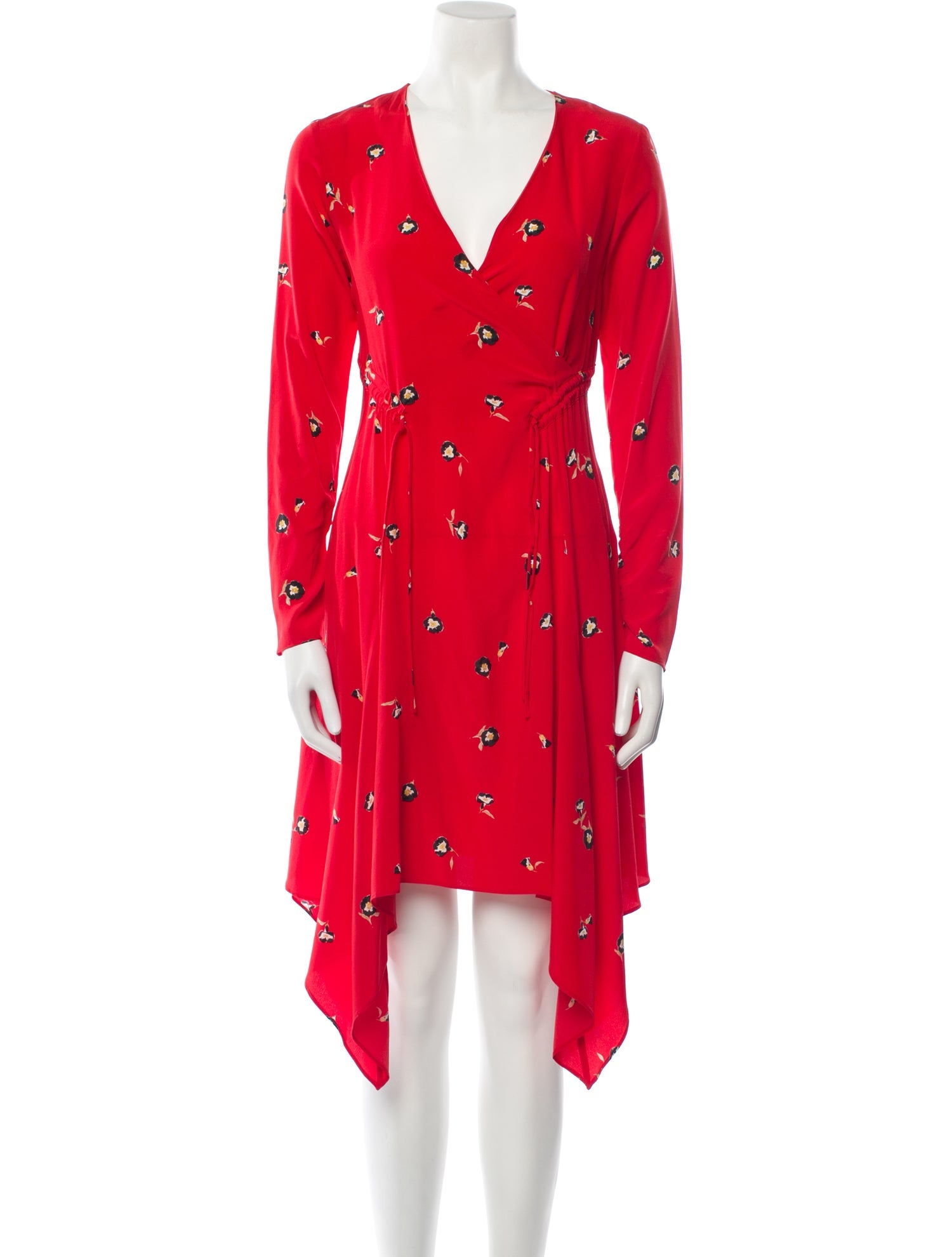 Intermix Silk Midi Length Dress